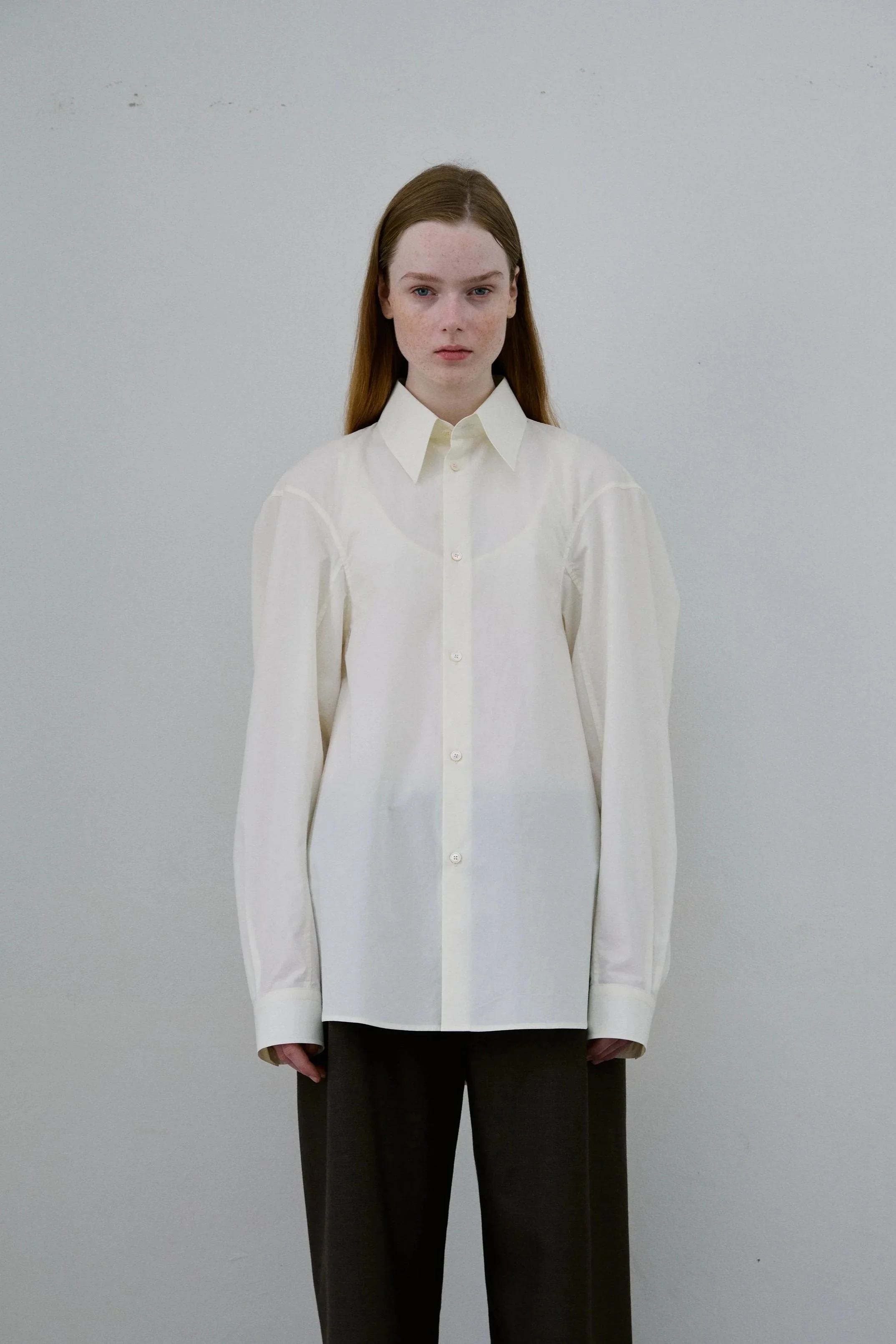 Curva Oversized Cotton Shirt