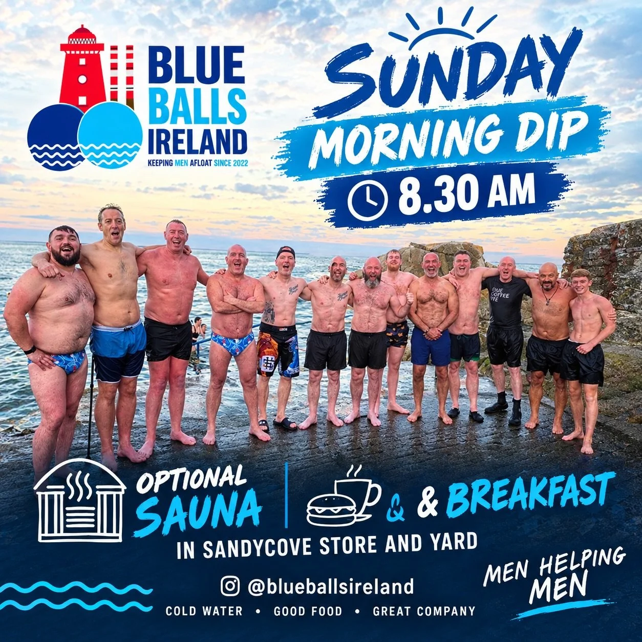 Start Sunday right with a dip and some breakfast with us tomorrow at 8.30