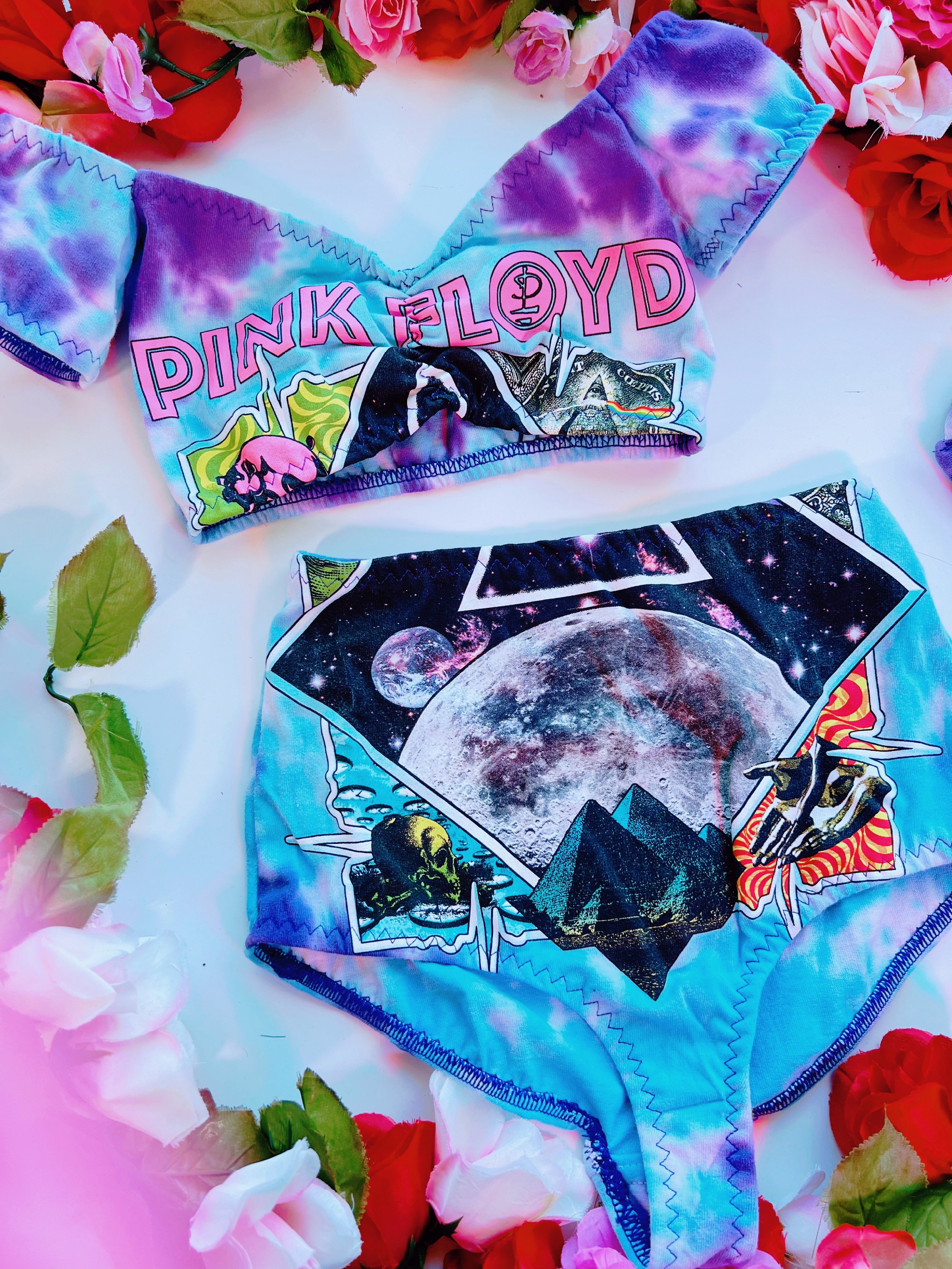 Pink Floyd T-Shirt Lingerie Set