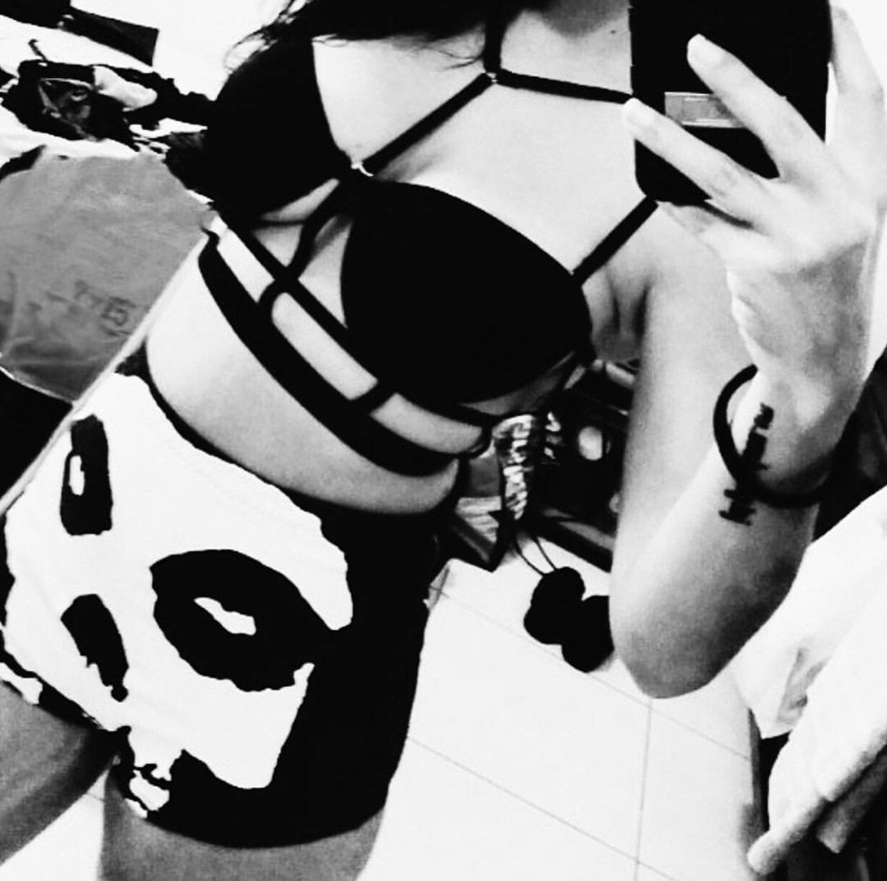 Alexandrea Anissa Misfits T-Shirt Short