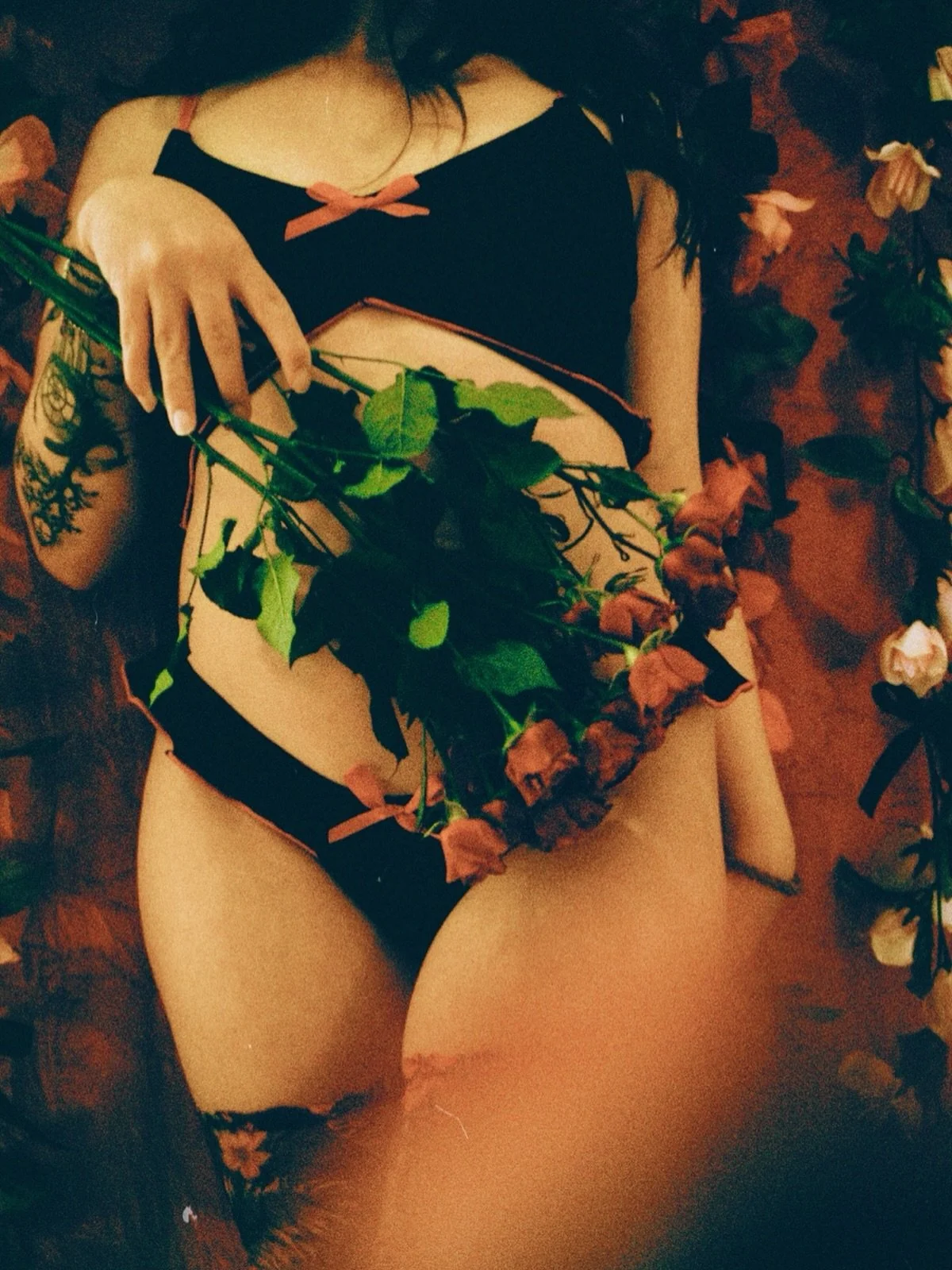 A love letter to self. 🖤🥀 Beyond the shadows you&rsquo;ll find your roots. Step into the light, and wild you&rsquo;ll bloom.

She is the rose @angi_xoxo1170. 🌹 A still frame of strength, softness, and slow rebellion. ✨ Visual poetry captured by yo