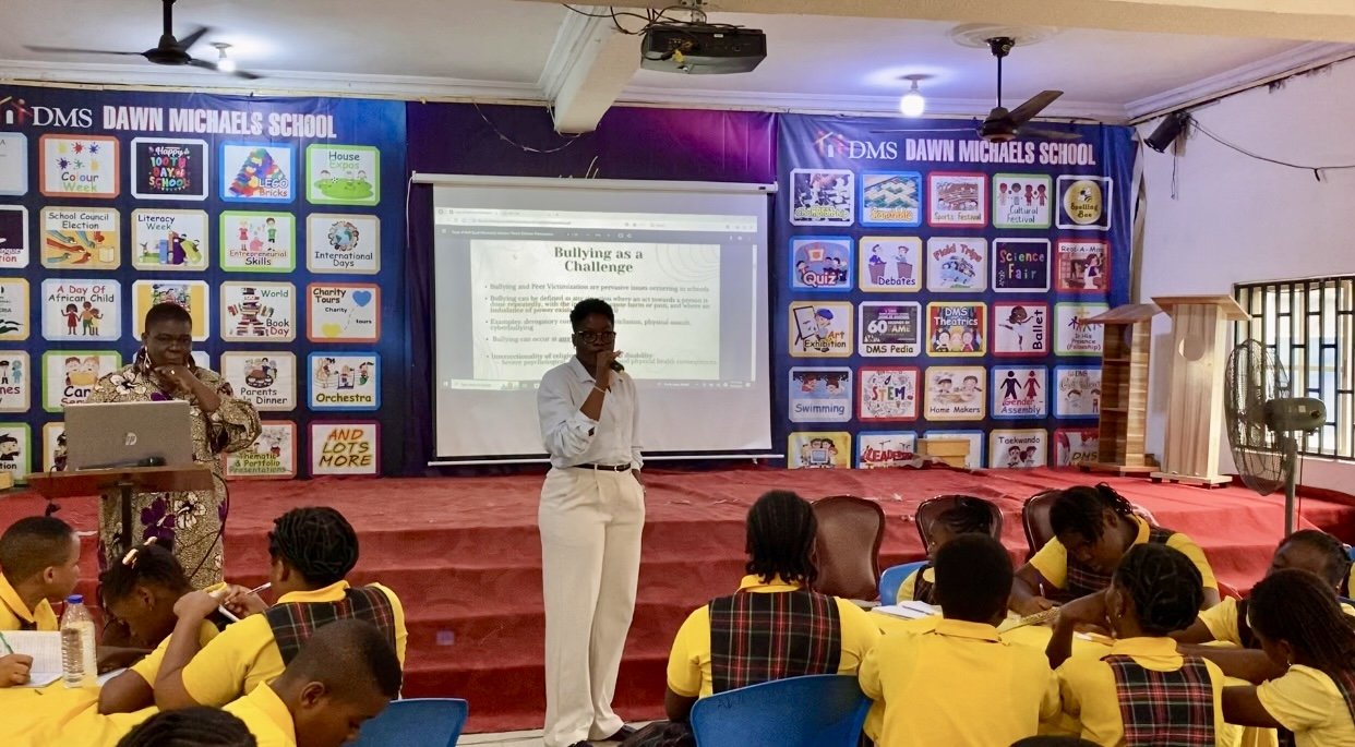 Bullying, Mental Health & Coping Strategies Workshop at Dawn Michaels School in Lagos, Nigeria