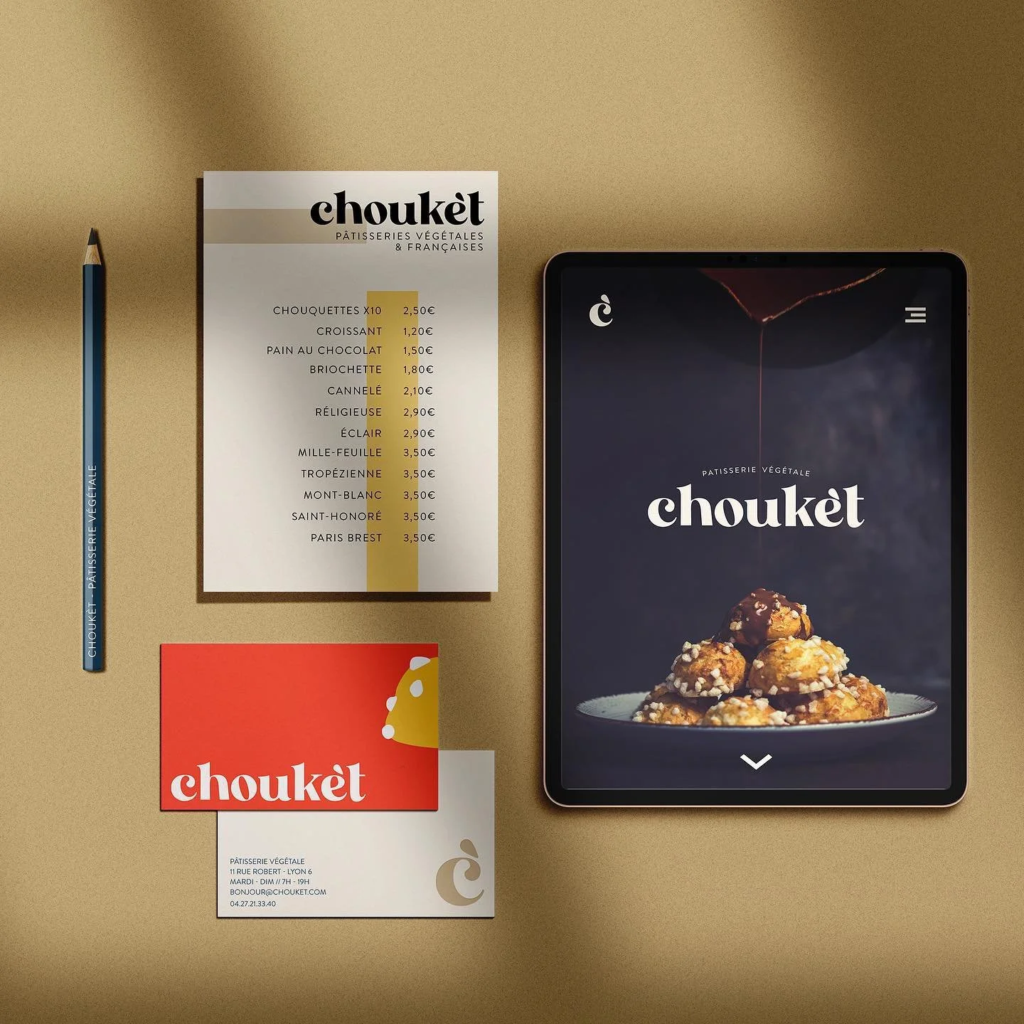 Un concept d&rsquo;identit&eacute; de marque gourmand et raffin&eacute; 🎩
Aujourd&rsquo;hui je te montre la deuxi&egrave;me partie de ce projet de p&acirc;tisserie v&eacute;g&eacute;tale que j&rsquo;ai imagin&eacute;.

Ici j&rsquo;ai regroup&eacute;