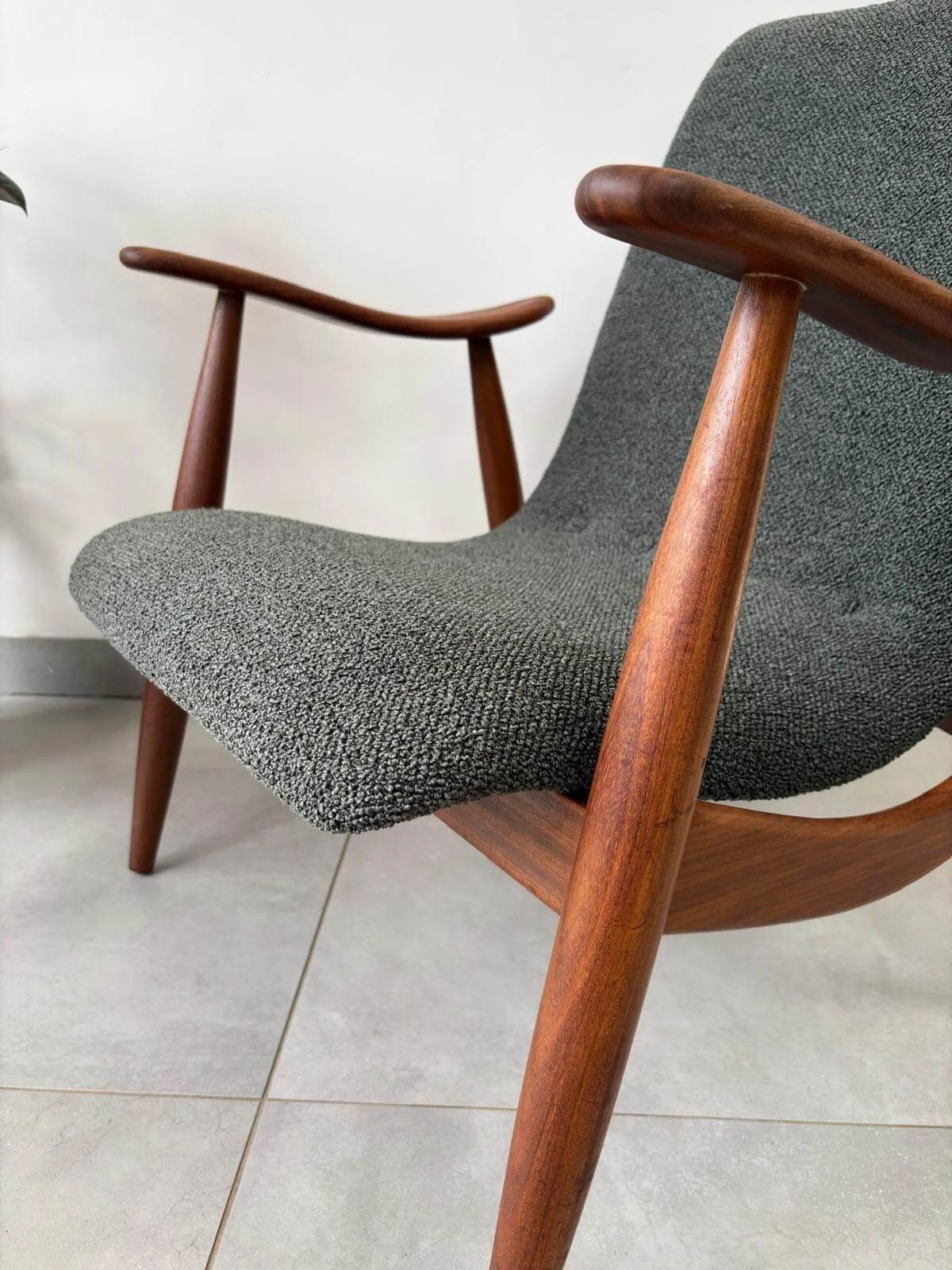 Vintage Fauteuil Louis van Teeffelen A-serie Donkergroen (5).jpg