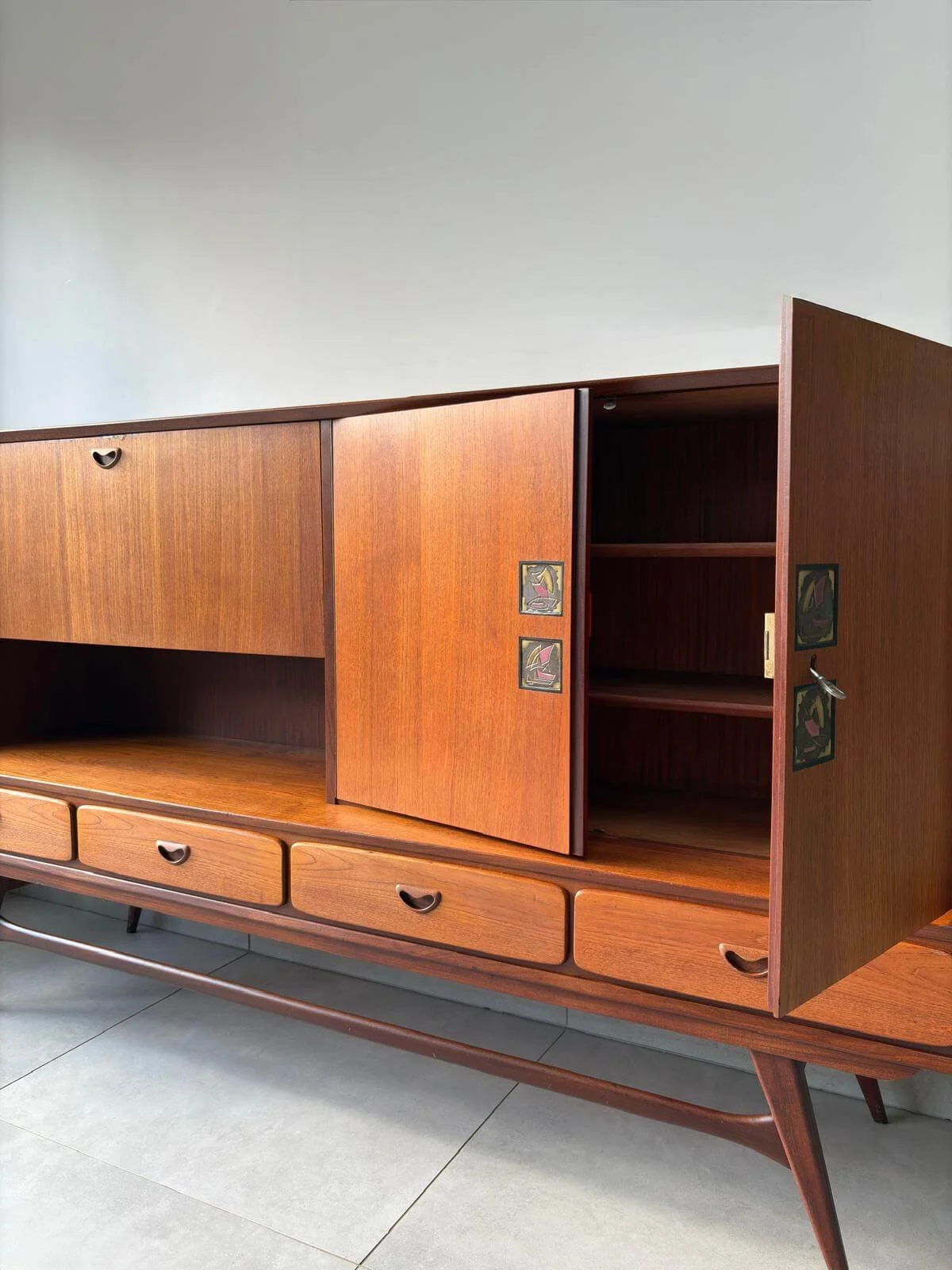 Vintage Louis van Teeffelen Dressoir Jaap Ravelli Tegels (9).jpg