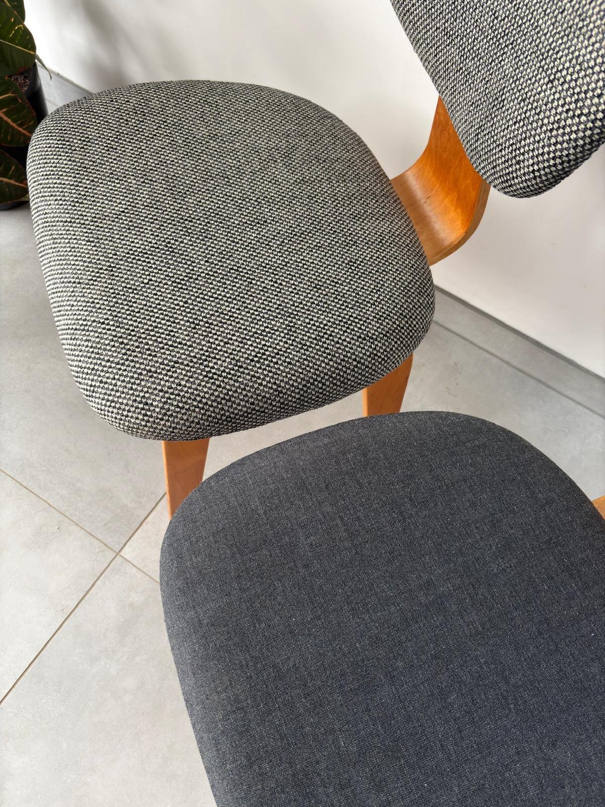 Set Vintage Eetkamerstoelen Pastoe SB03 Kvadrat