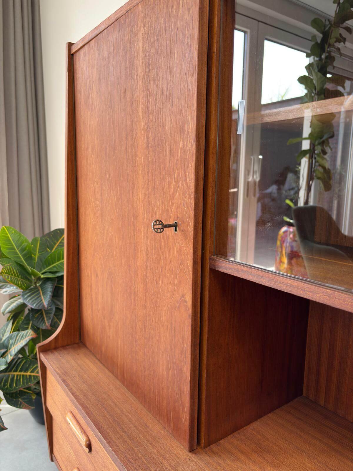 Vintage Deens Design Highboard Jaren 60