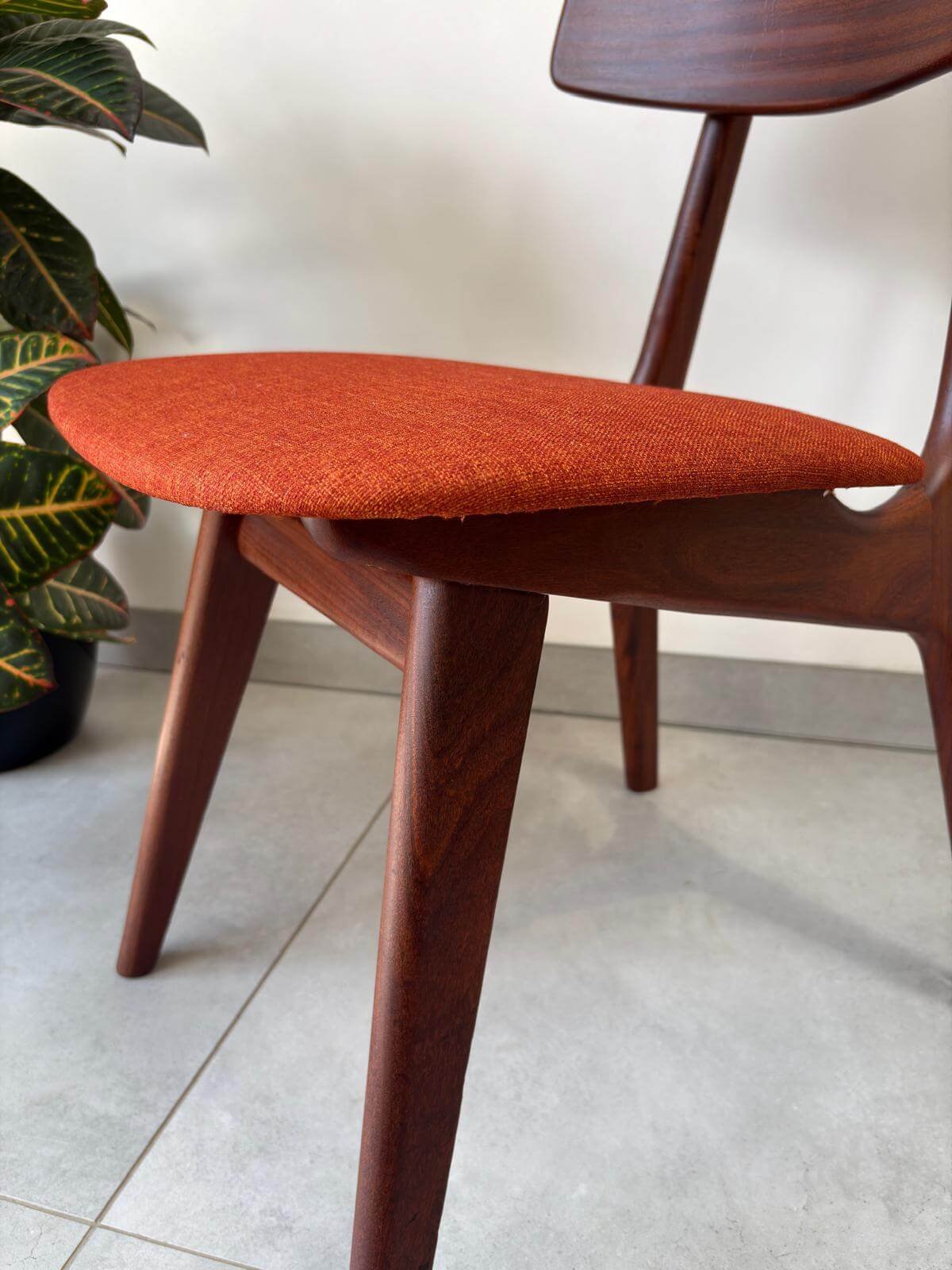 Vintage Teakhouten Eetkamerstoelen TopForm