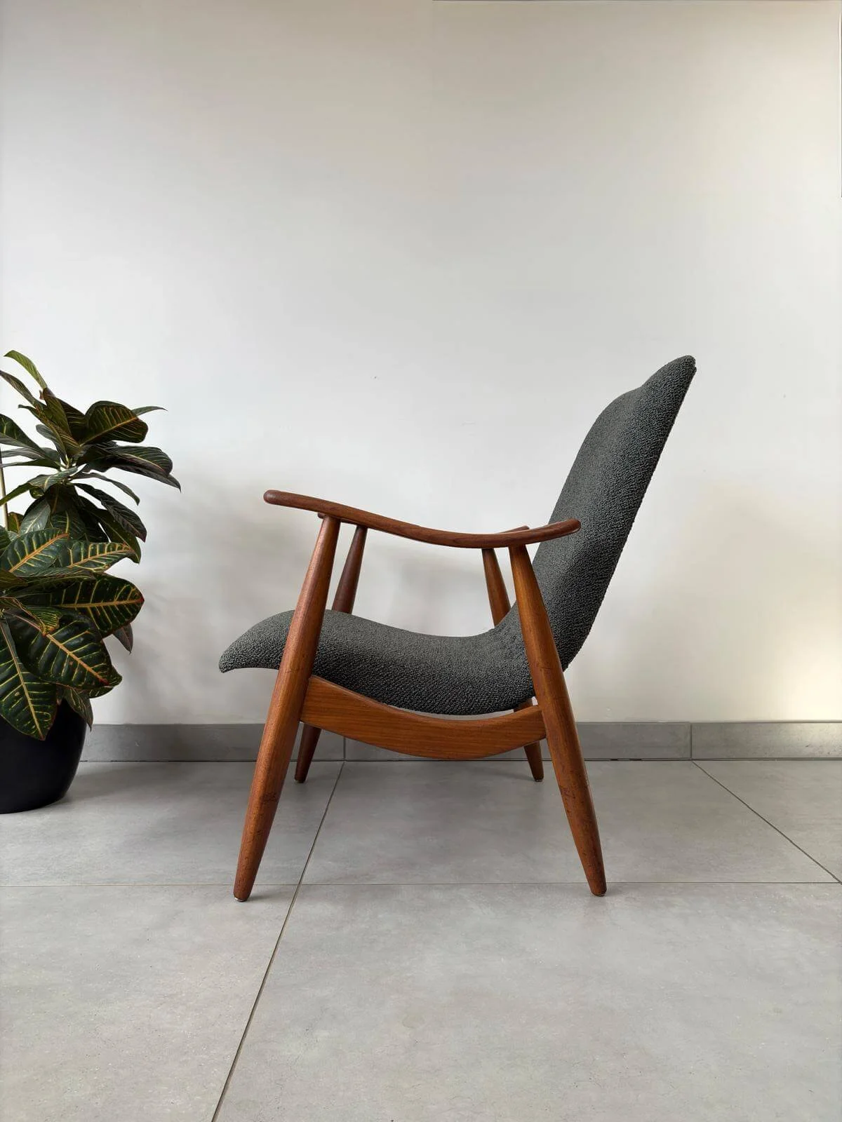 Vintage Fauteuil Louis van Teeffelen A-serie Donkergroen (1).jpg