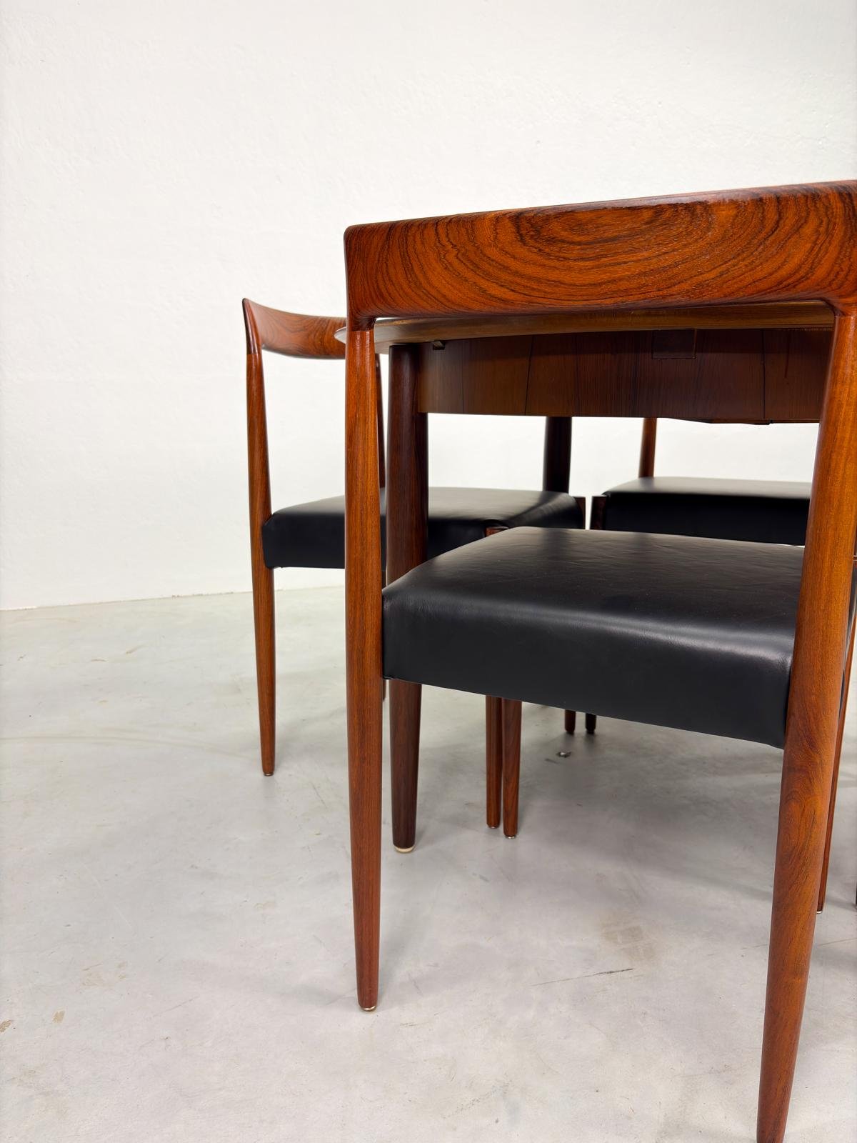 Mid-century Palissander Eetkamerset van Lübke (12).jpeg