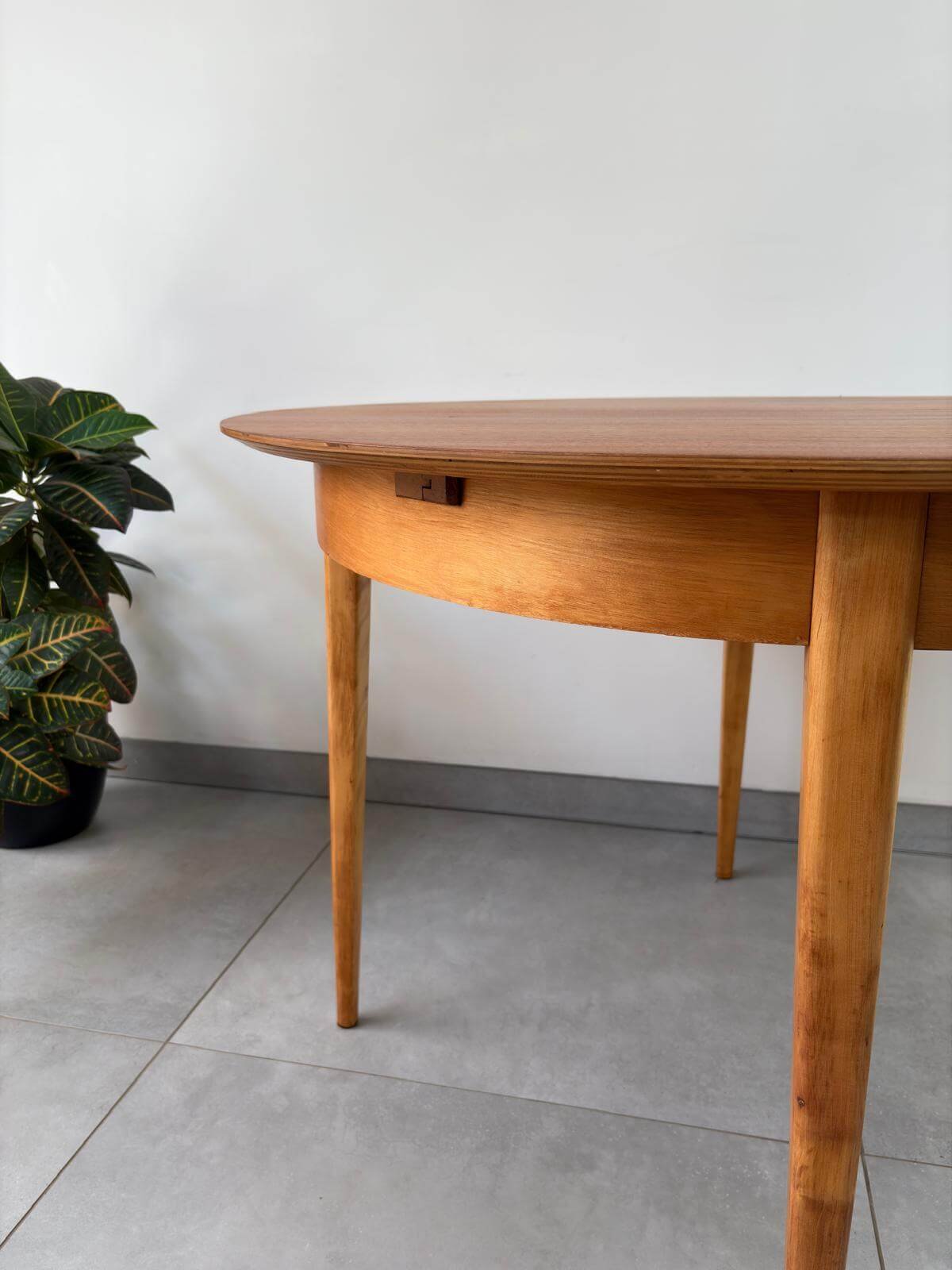 Vintage Uitschuifbare Eettafel Pastoe TB35