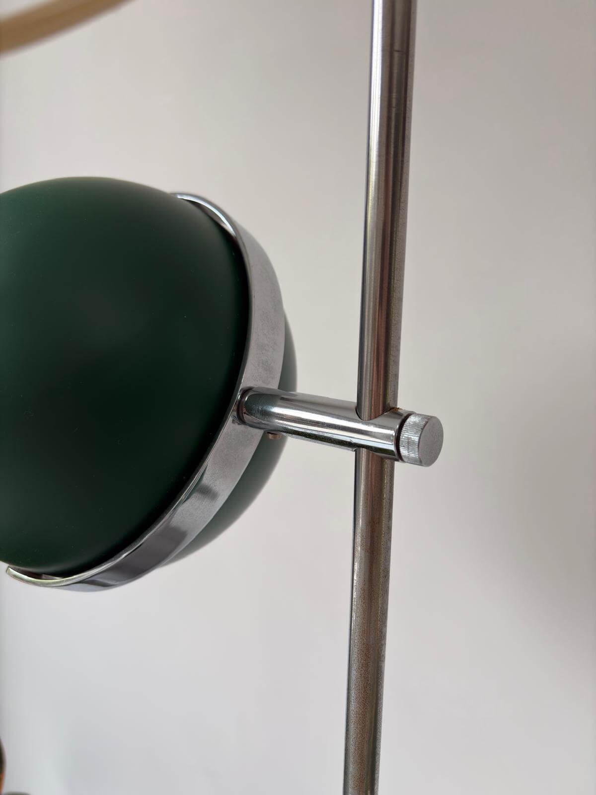 Vintage Herda Bollen Vloerlamp Groen