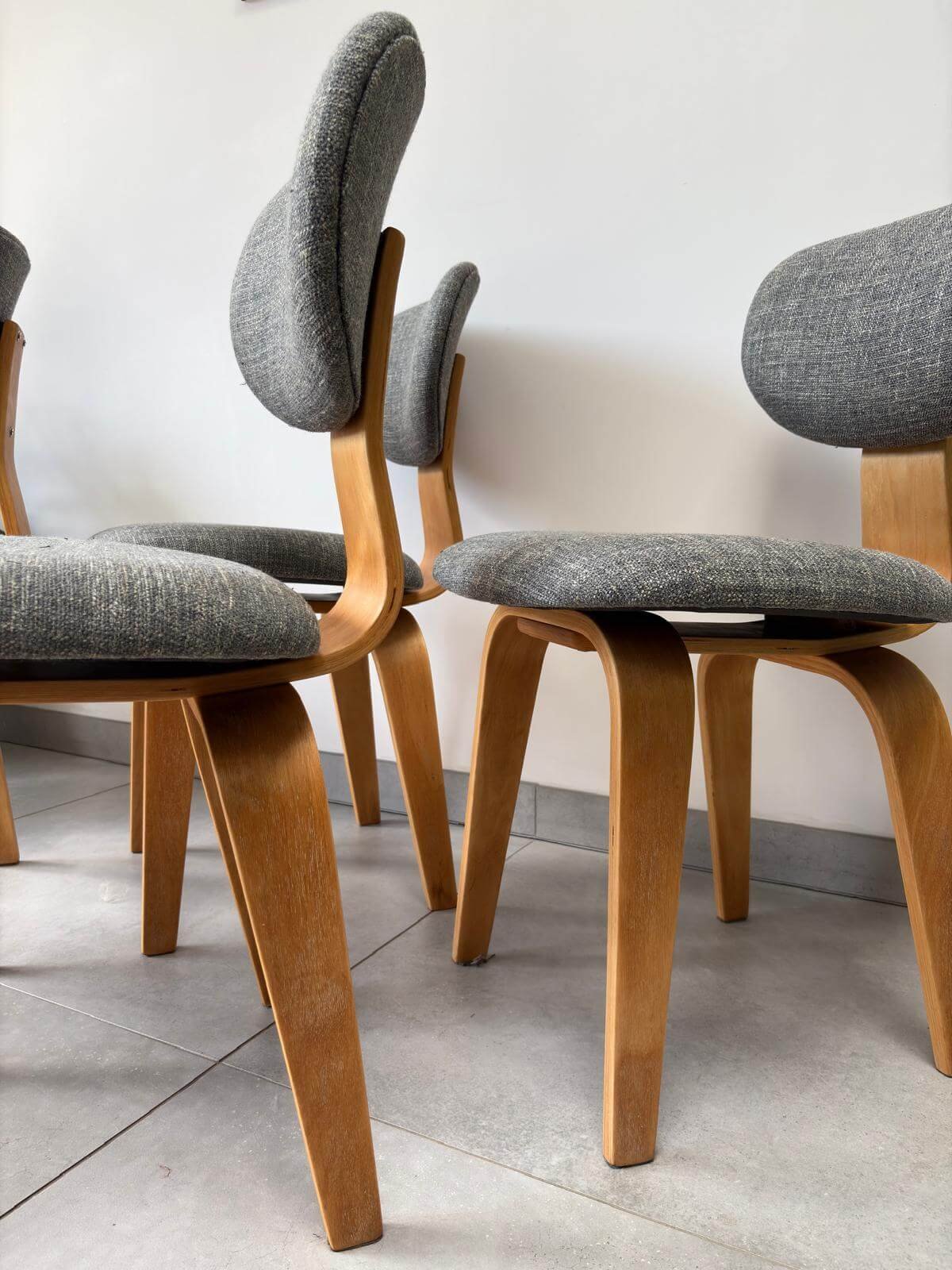 Set Vintage Eetkamerstoelen Pastoe SB03 de Ploeg