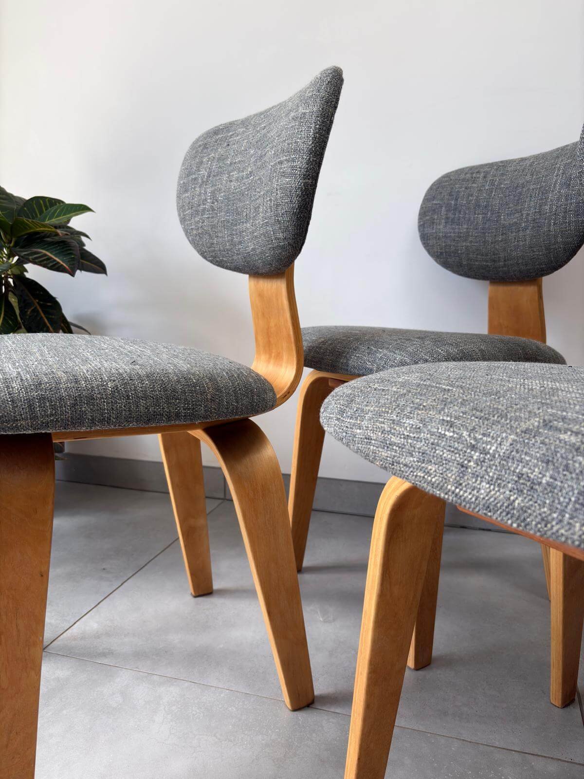 Set Vintage Eetkamerstoelen Pastoe SB03 de Ploeg