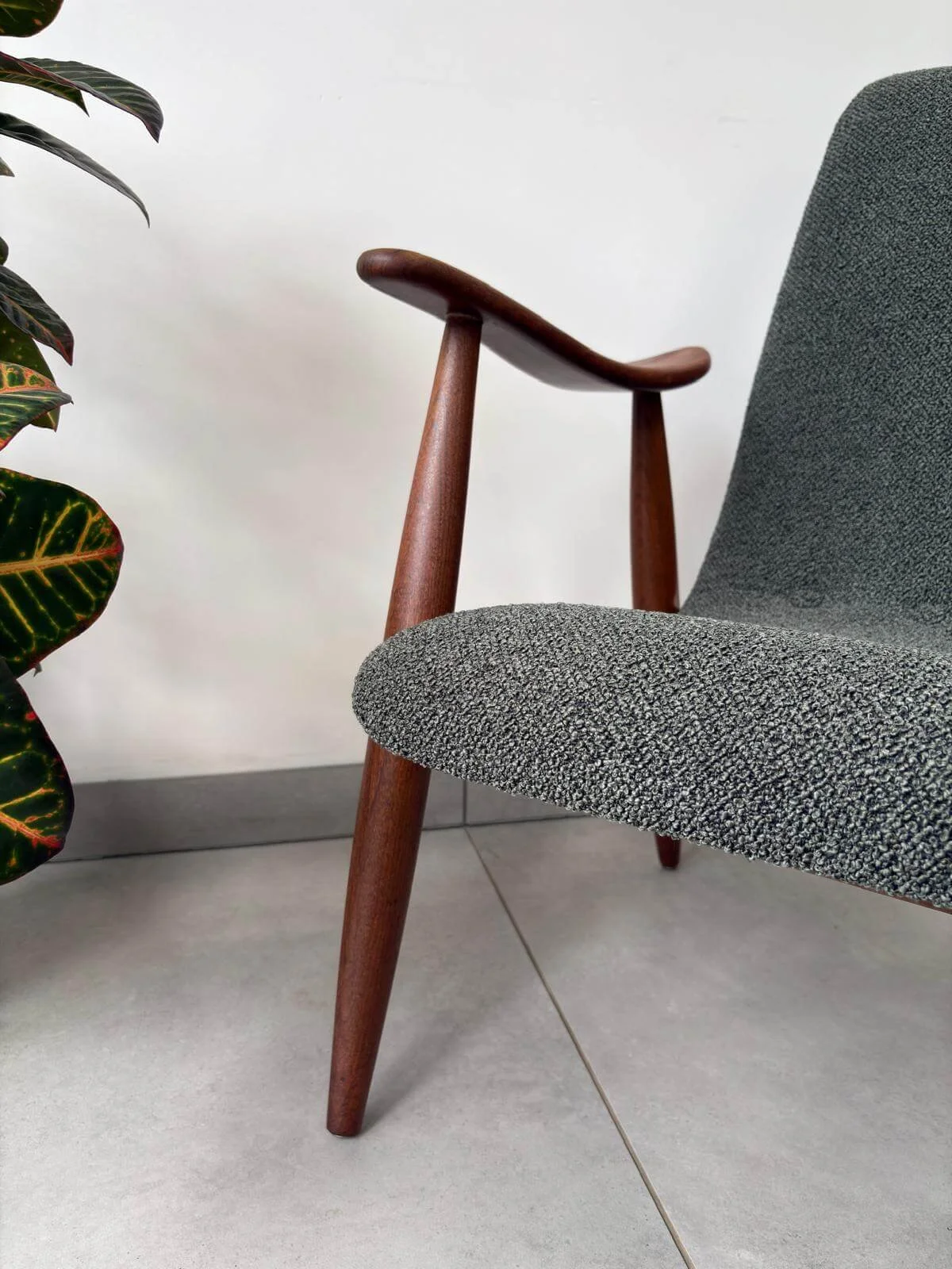 Vintage Fauteuil Louis van Teeffelen A-serie Donkergroen (7).jpg