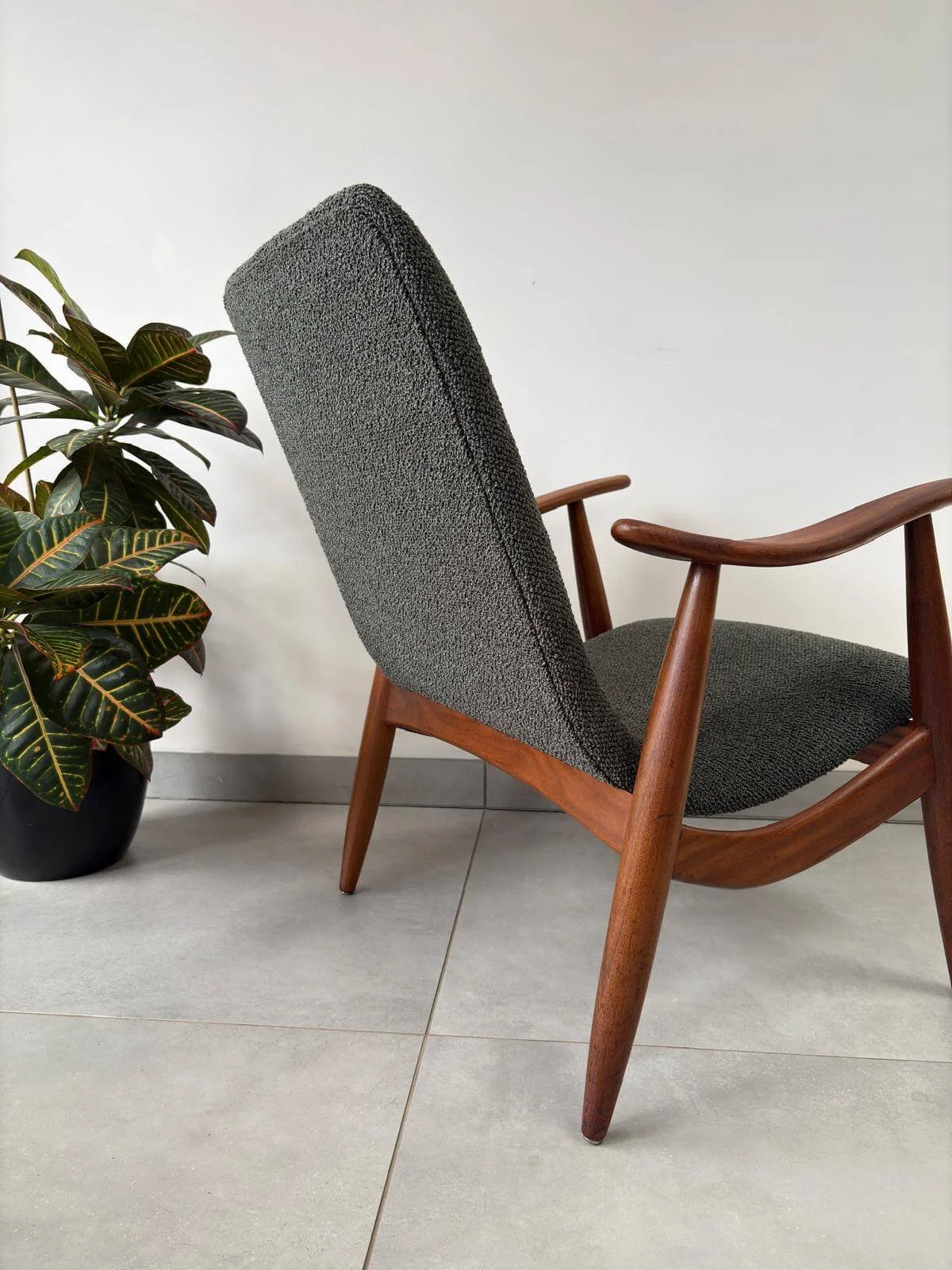 Vintage Fauteuil Louis van Teeffelen A-serie Donkergroen (6).jpg