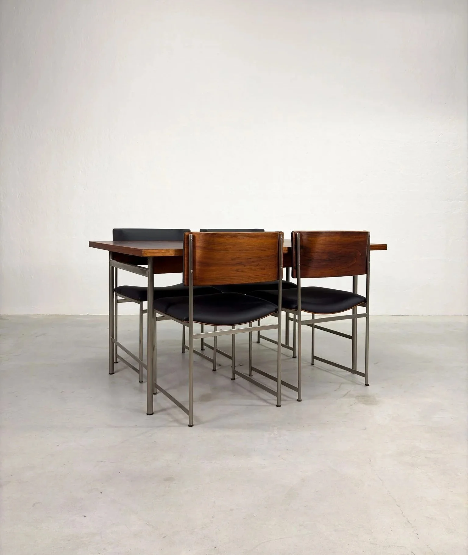 Vintage SM08 Eetkamerset van Cees Braakman voor Pastoe