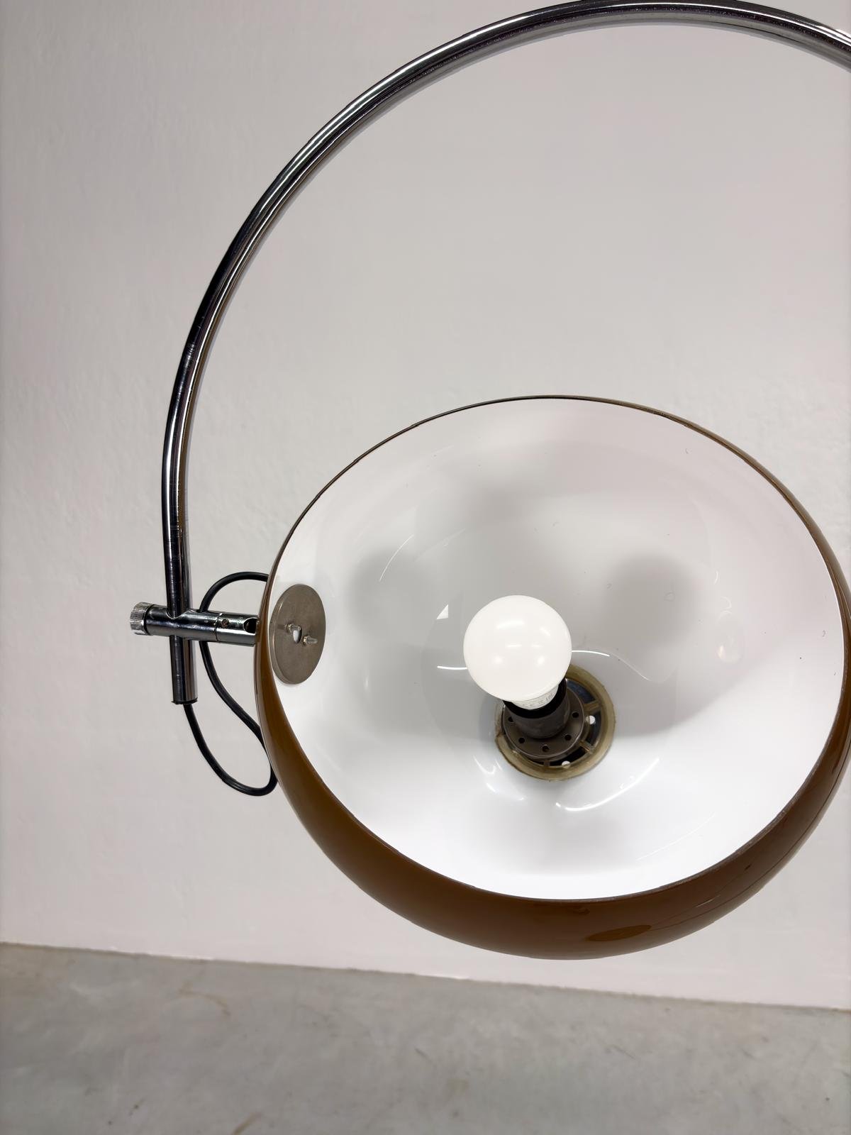 Mid-century Mushroom Arc Vloerlamp van Dijkstra (2).jpeg