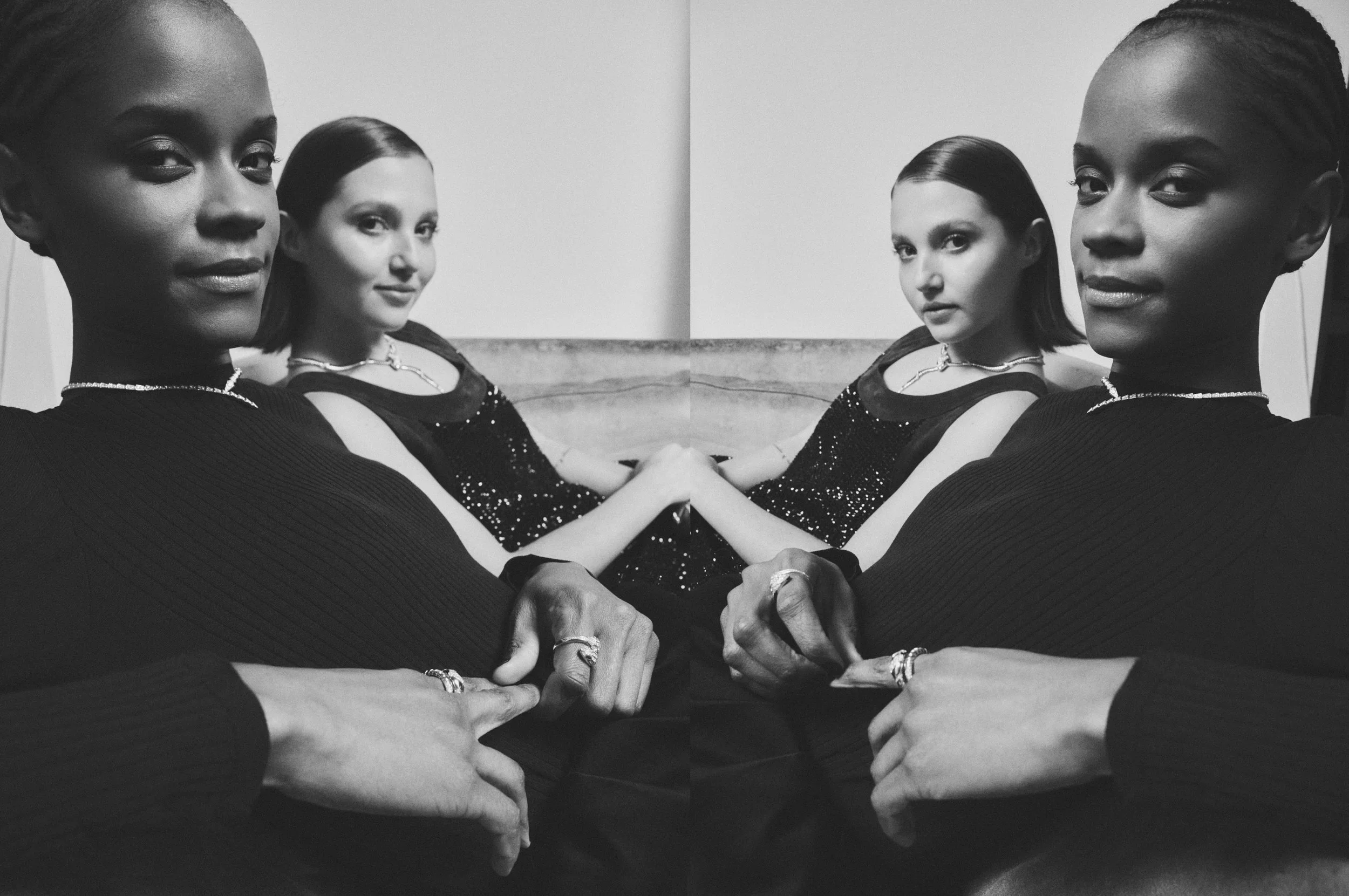 Letitia Wright and Mia McKenna-Bruce