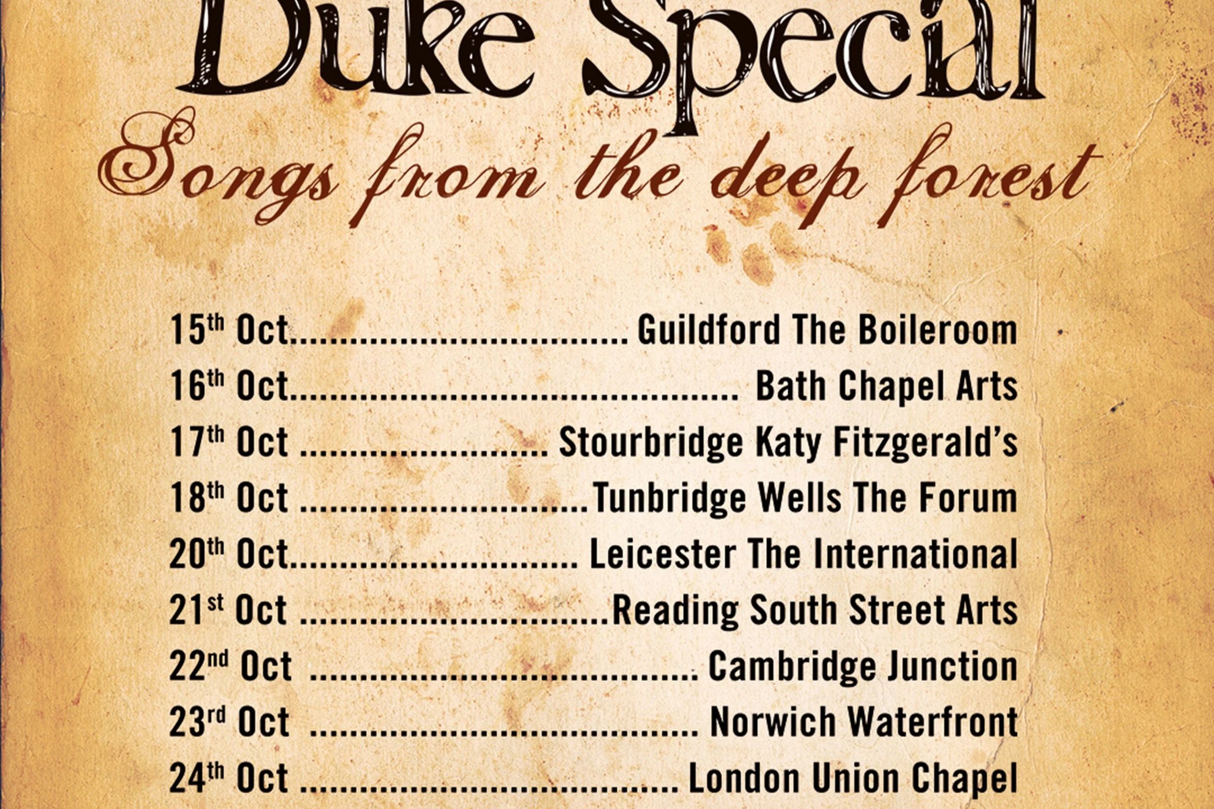 SFTDF 20th ANNIVERSARY OCTOBER UK TOUR HAS BEGUN!