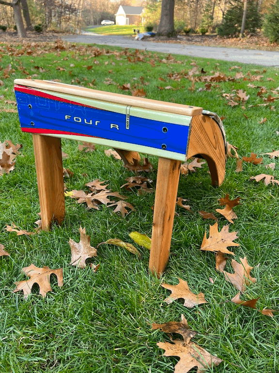 The Original Ski Bum Footstool - Four R — MI SKI BUM