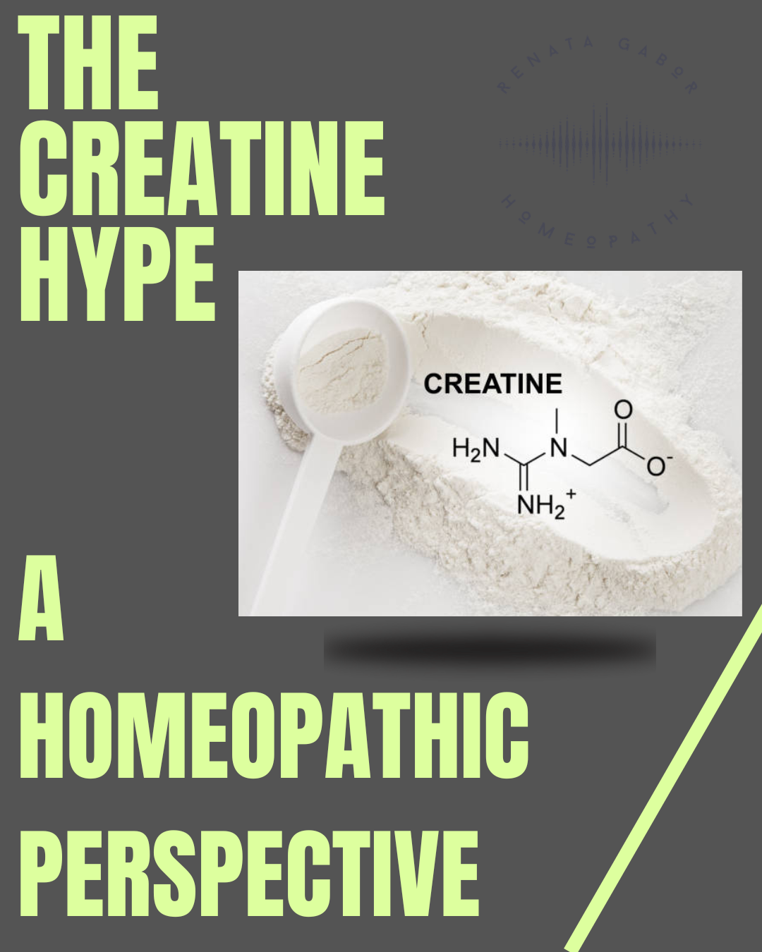 The Creatine Hype: A Homeopathic Perspective