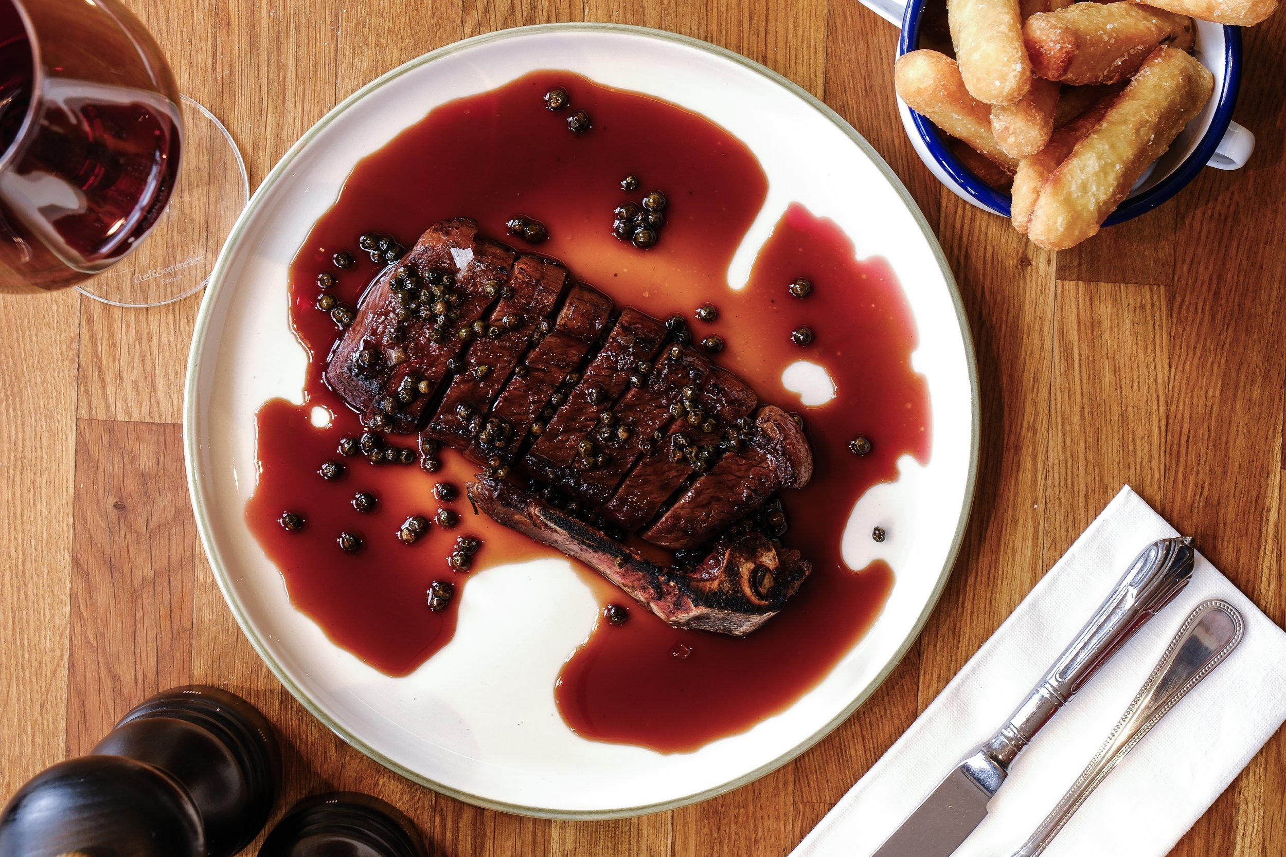 Food Photography, Wildmoor Oak Pub Bromsgrove, Steak