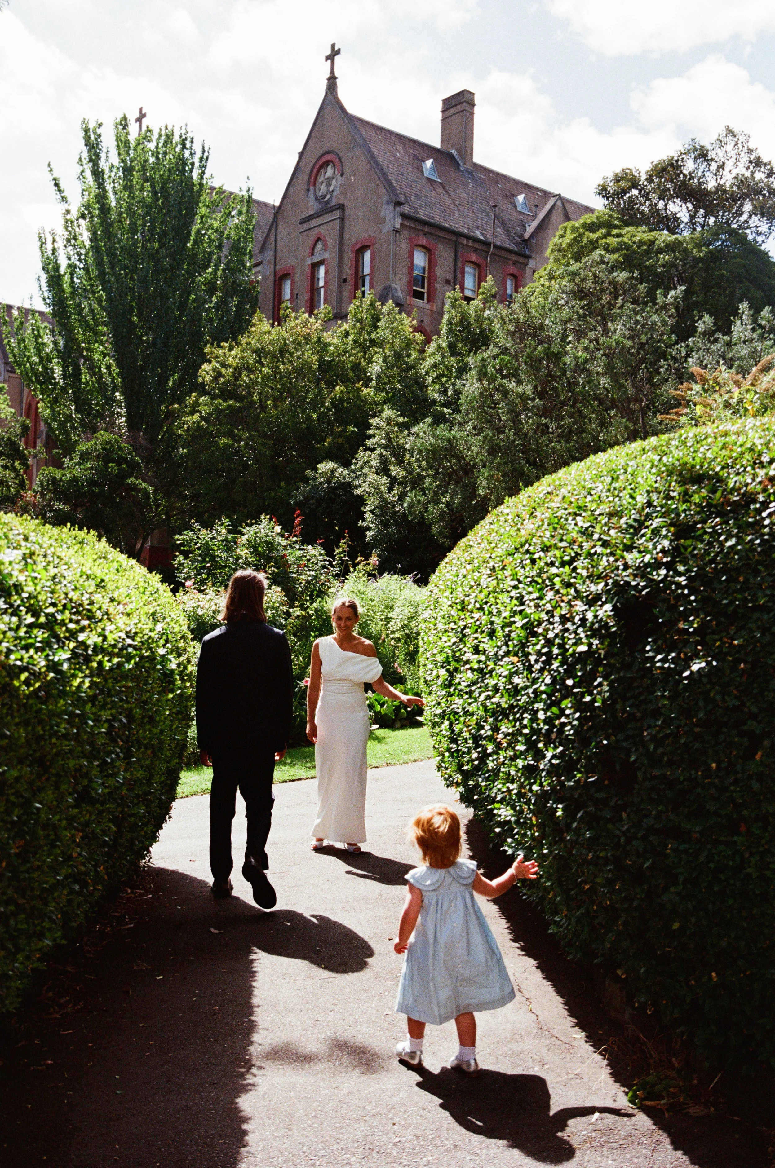 Film photography wedding Abbotsford Convent cinematic