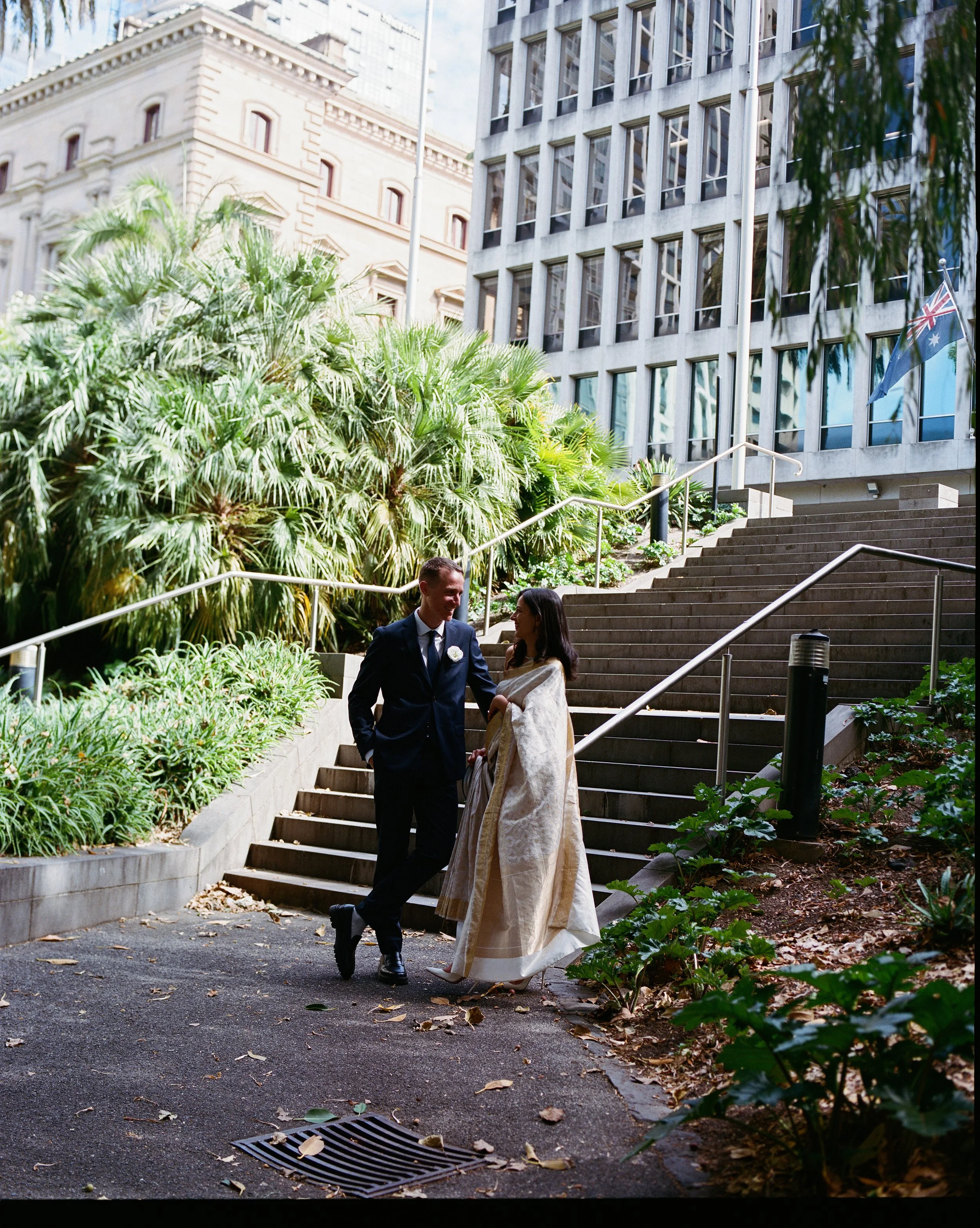  Melbourne & Mornington Peninsula wedding film photography 35mm colour black and white 120mm medium format fun candid cute portrait romantic 