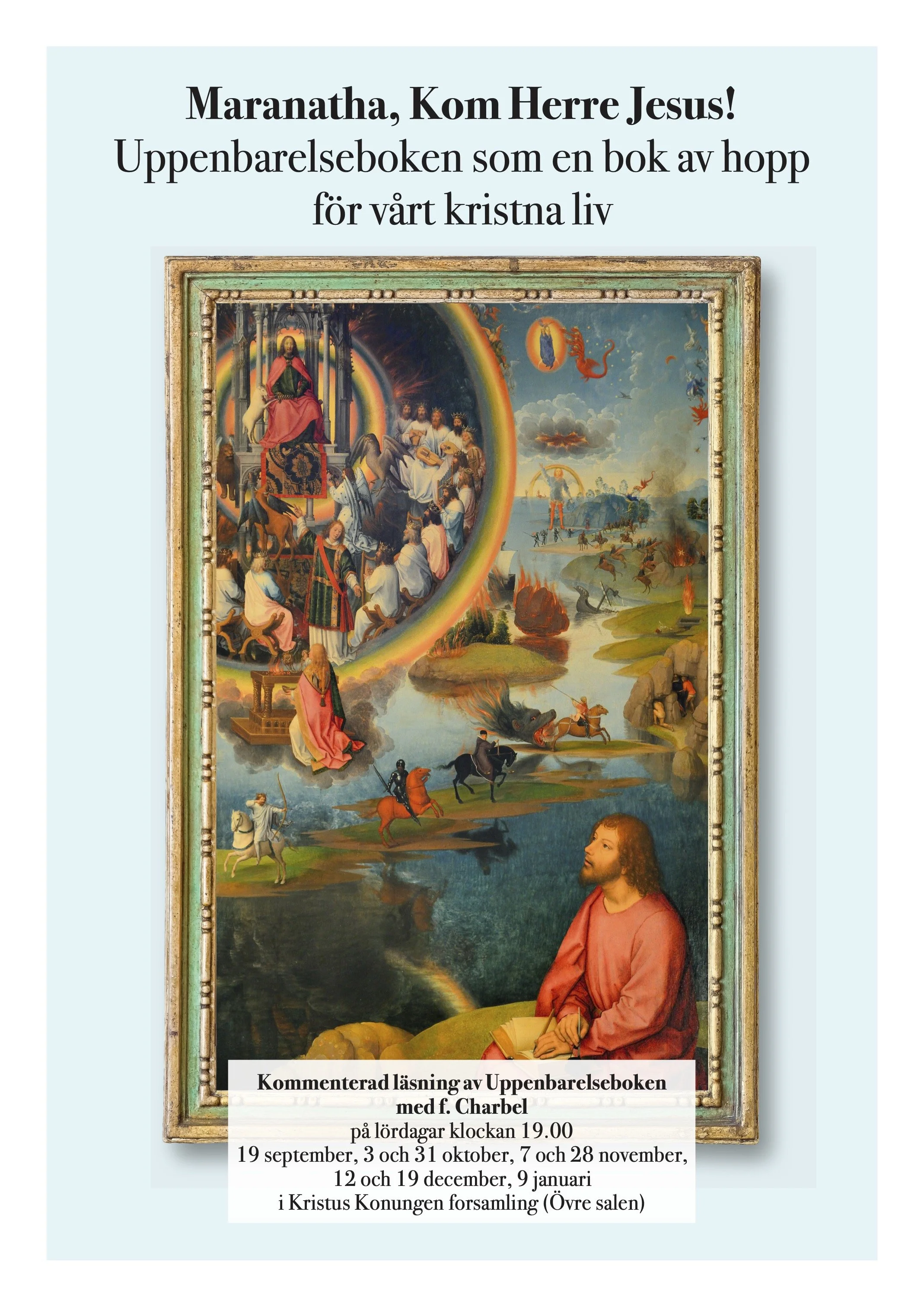 Uppenbarelseboken med f. Charbel