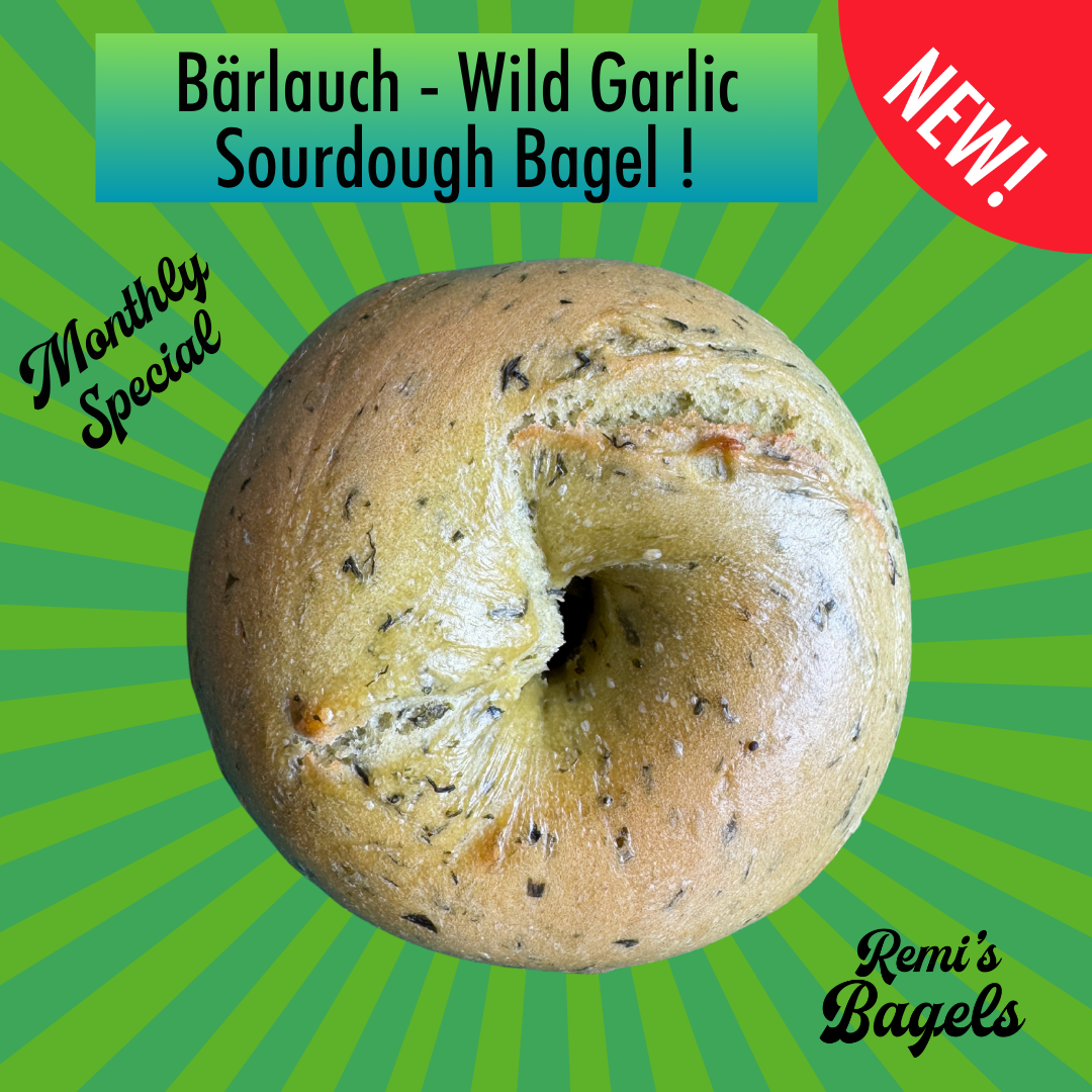 Bärlauch Sauerteig Bagel - Monthly Special