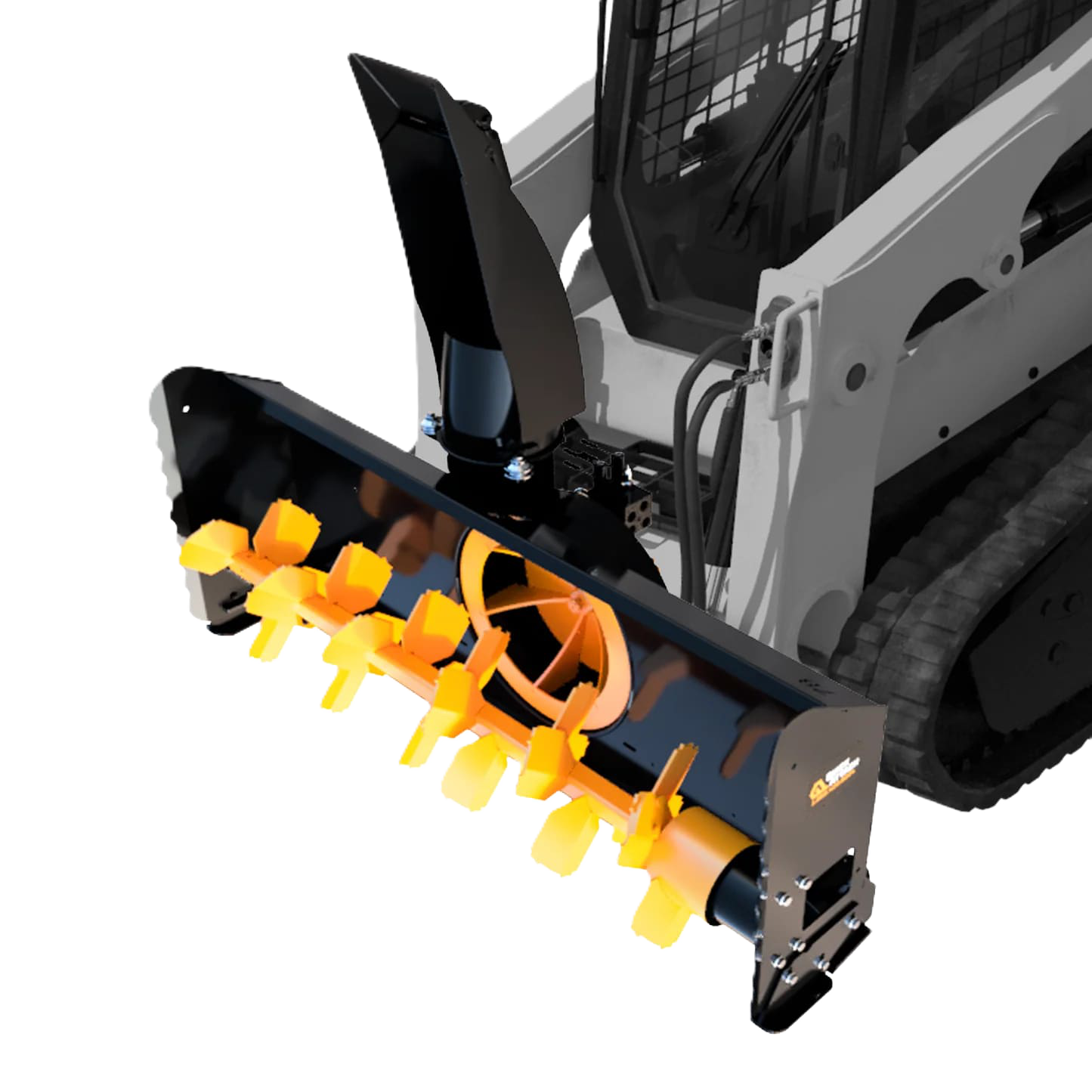 The Quick Attach Summit Series snow blower attachment