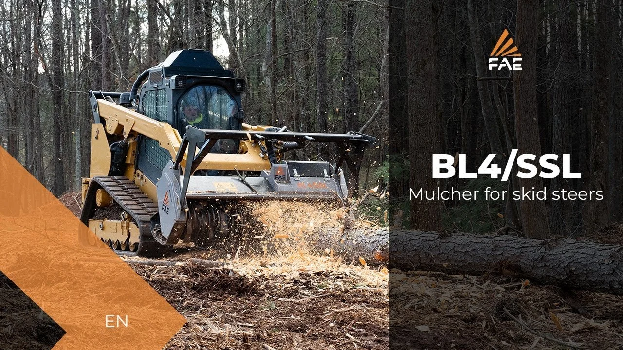The FAE BL4/SSL Forestry Mulcher for Skid Steers: A Powerful Tool for Efficient Land Clearing