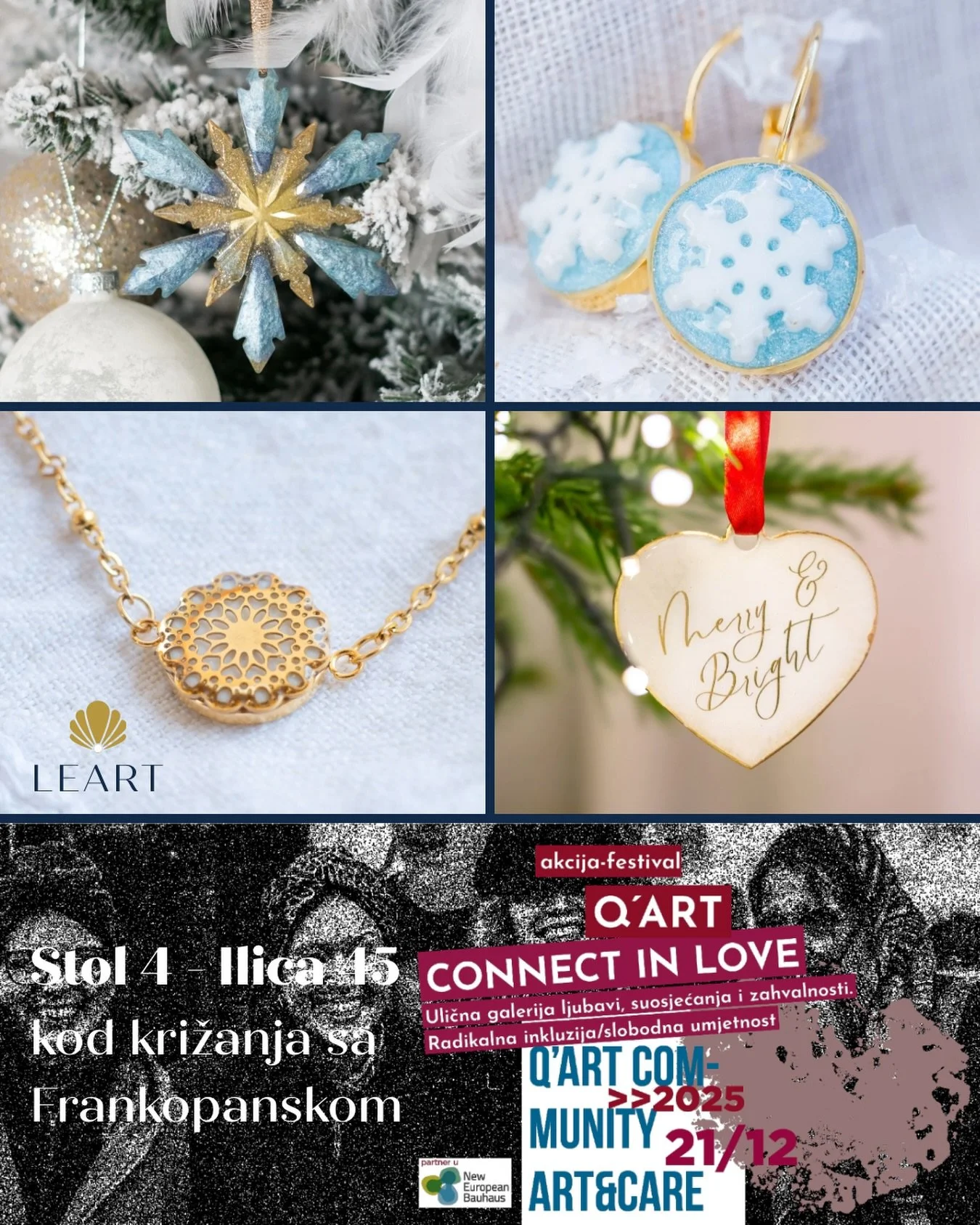 Jeste li spremni za adventsku čaroliju na Ilici?

Nadam se da ste ovu nedjelju već rezervirali za @projekt_ilica &ndash; ako niste, obavezno upi&scaron;ite jer će biti fantastično!
Pripremila sam hrpu posebnih ukrasa za bor i nakit iz kolekcija Sčipk