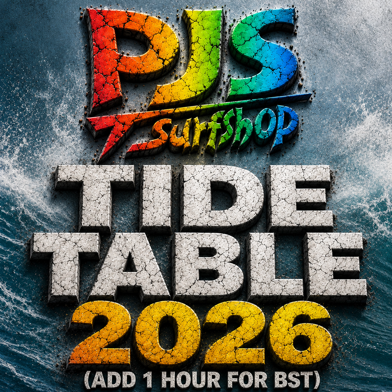 Tide Table 2026 (Free Download)