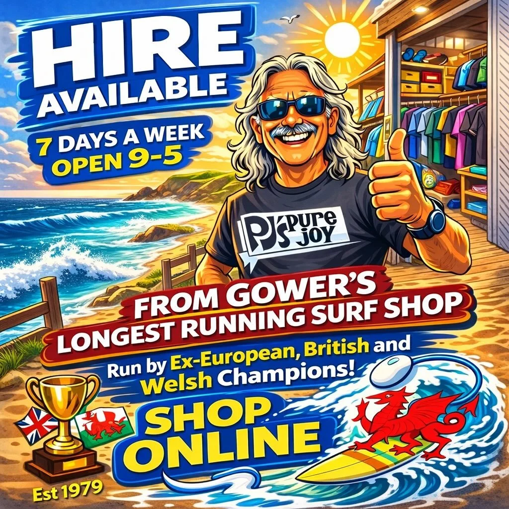 🌊 GOWER&rsquo;S LONGEST RUNNING SURF SHOP 🌊

Established in 1979, we&rsquo;re proud stockists of major surf and lifestyle brands. Open 7 days a week, 9&ndash;5.

Shop in store or online anytime 🤙🌞 #Gower #SurfShop #Est1979 #ShopOnline