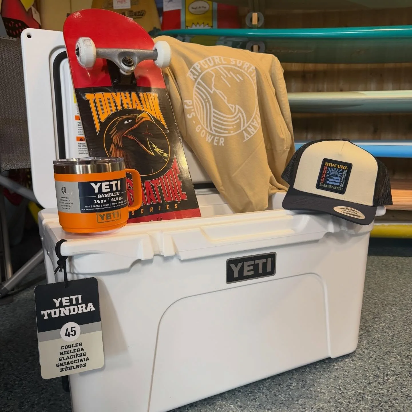 🚨 EASTER GIVEAWAY! 🚨
To celebrate the launch of our online shop, win &pound;350+ of Yeti, Tony Hawk, Rip Curl &amp; more! 😱

To Win &hellip;&hellip;&hellip;

❤️ Like | 👣 Follow | 📲 Share | 👯 Tag 3 friends

🎉 Winner drops 12th April &ndash; don