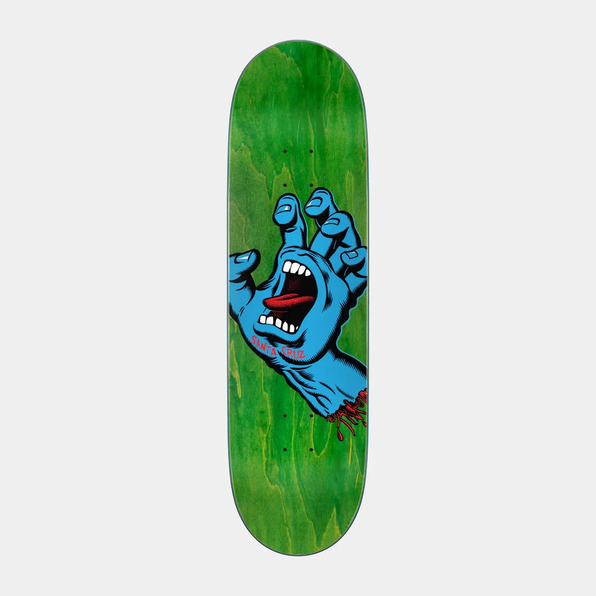 Santa Cruz Screaming Hand Skateboard Deck 8.8in x 31.95in