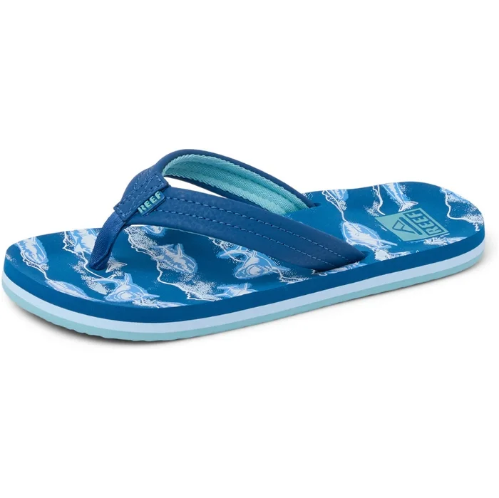 56418-2026 Reef Junior Ahi Flip Flops CJ9096 - Royal Sharks (2).jpg.webp
