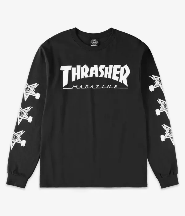 THRASHER Mag Goat Long Sleeve (BLACK)