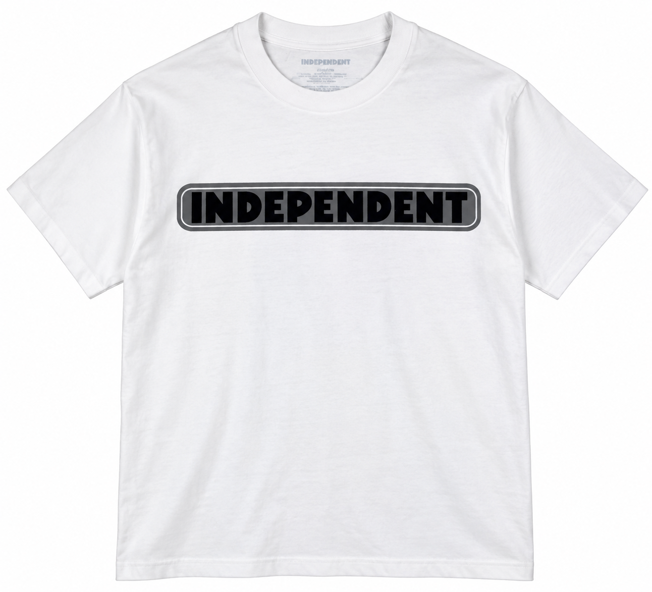 Independent Bar Logo T-Shirt in White