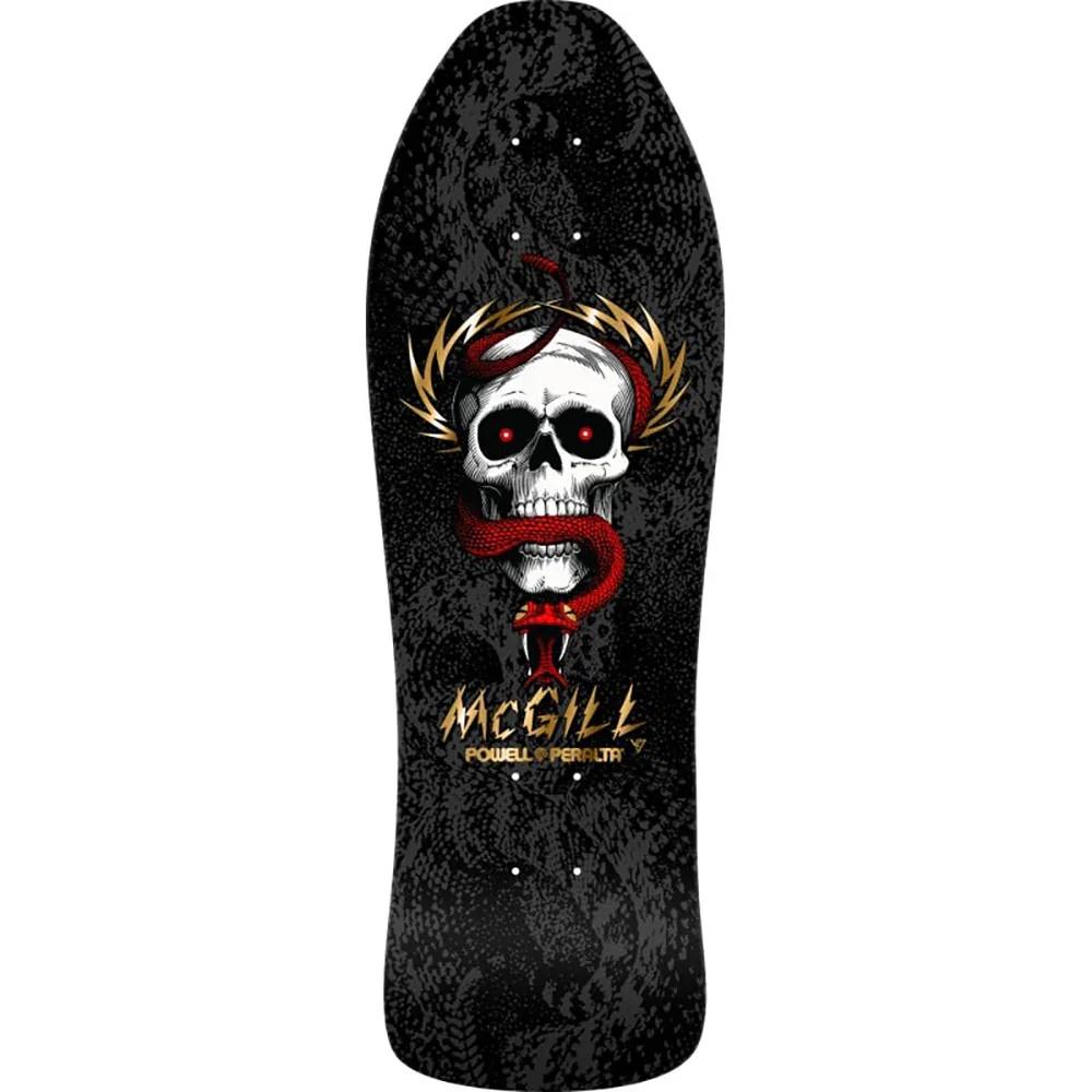 Powell Peralta Skateboard deck Bones Brigade Series 16 Mike Mcill Black 10.00"