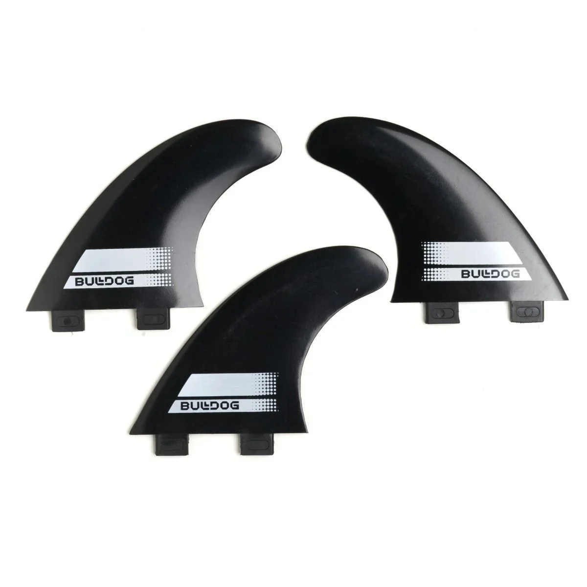 BULLDOG MOULDED THRUSTER TWIN TAB FINS - SET 3