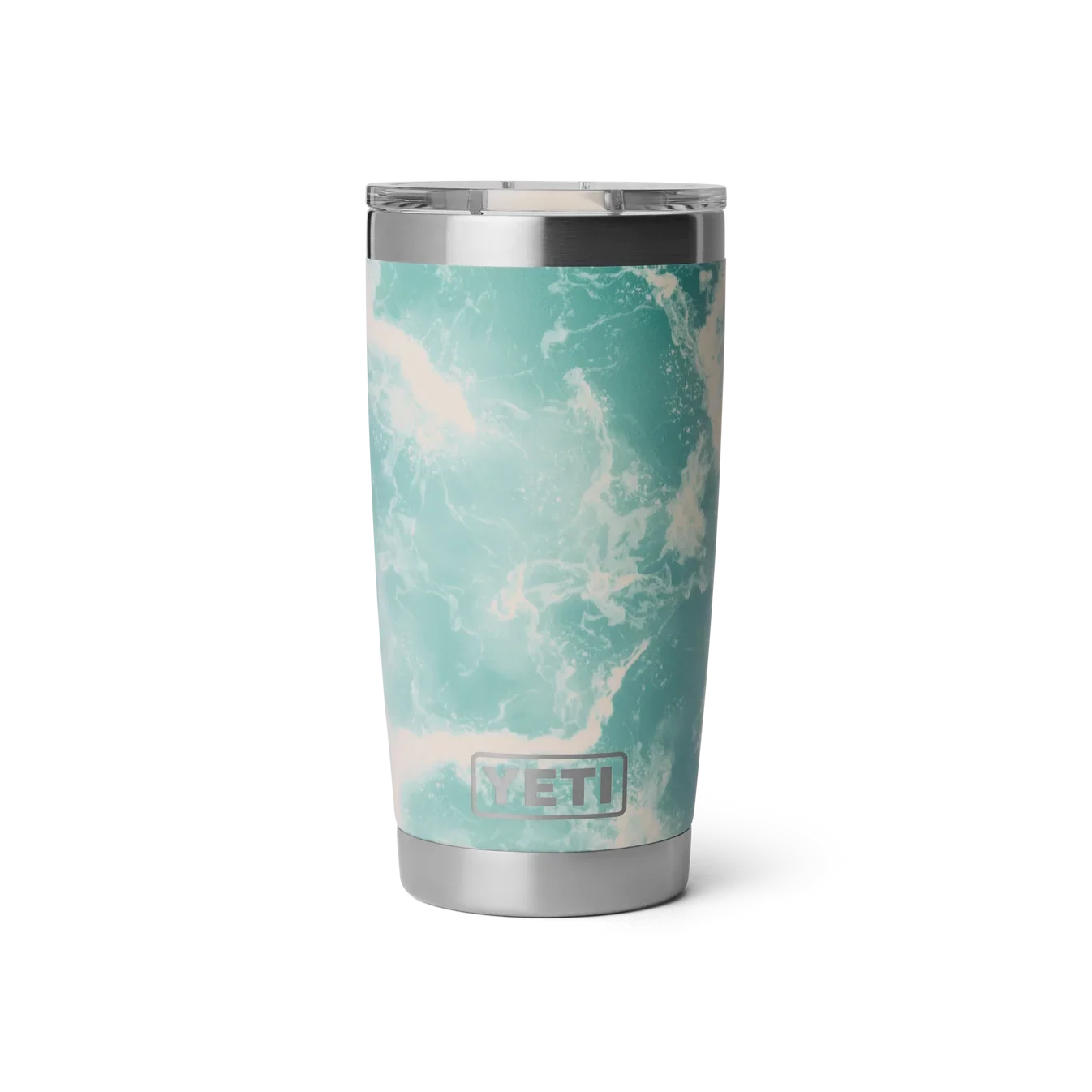 YETI Rambler 20oz (591ml) tumbler in Sea View, front view
