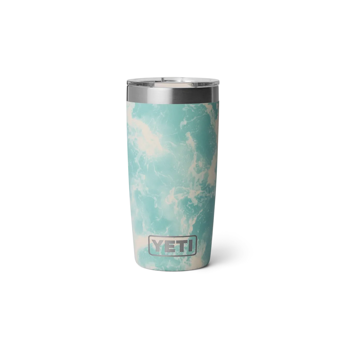 YETI Rambler 10oz (295ml) tumbler in Sea View, front view