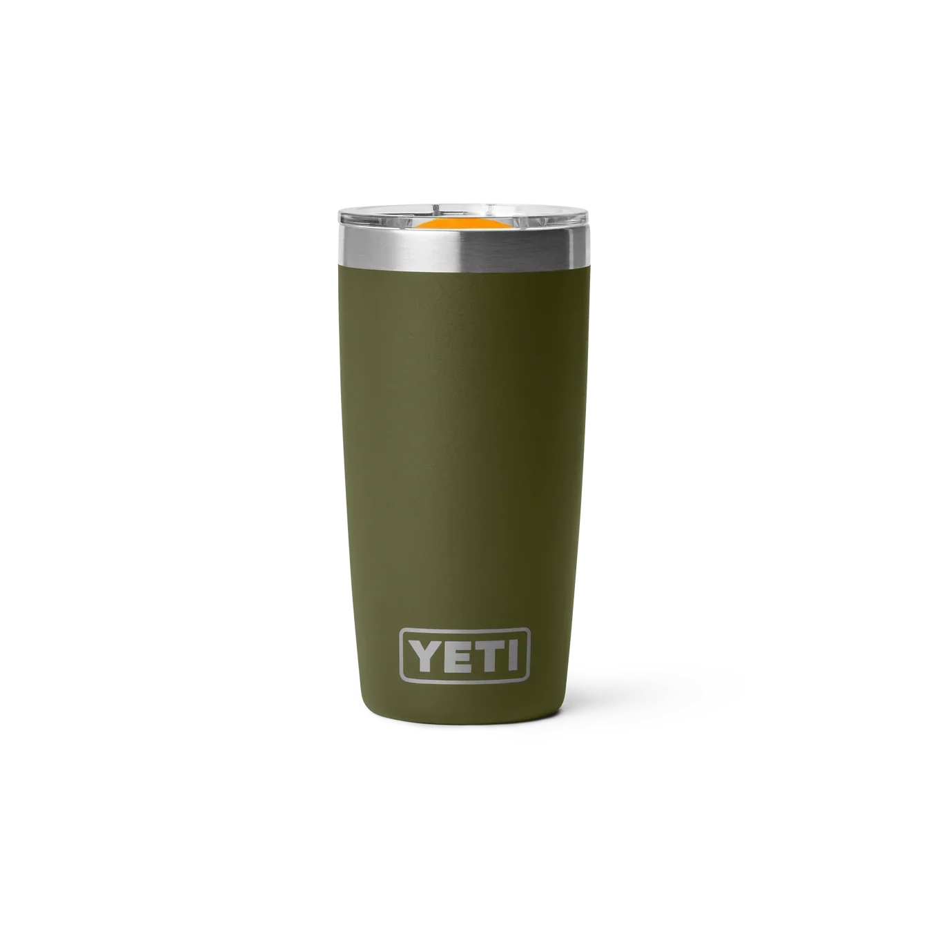 YETI Rambler 10oz (295ml) tumbler in Olive, front view