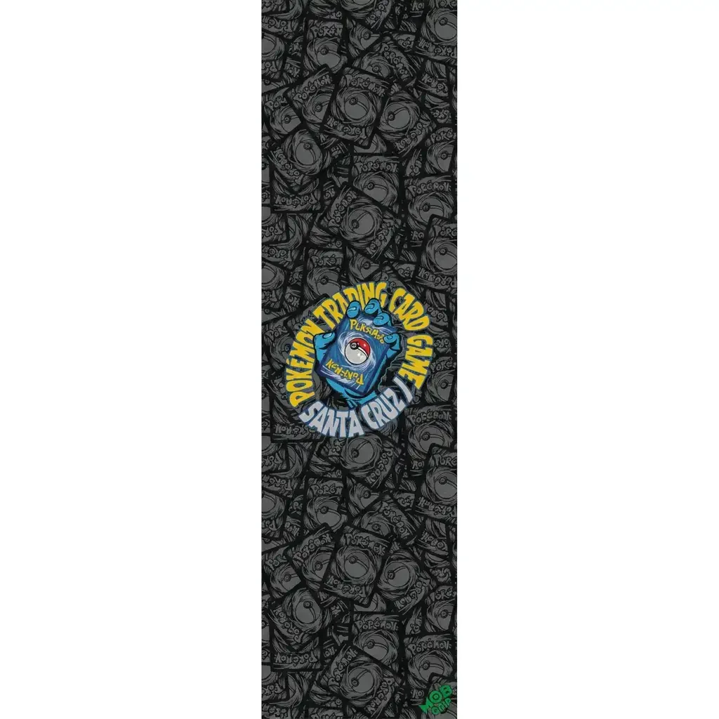 MOB Grip Santa Cruz Pokémon TCG skateboard griptape, 9 x 33 inch sheet