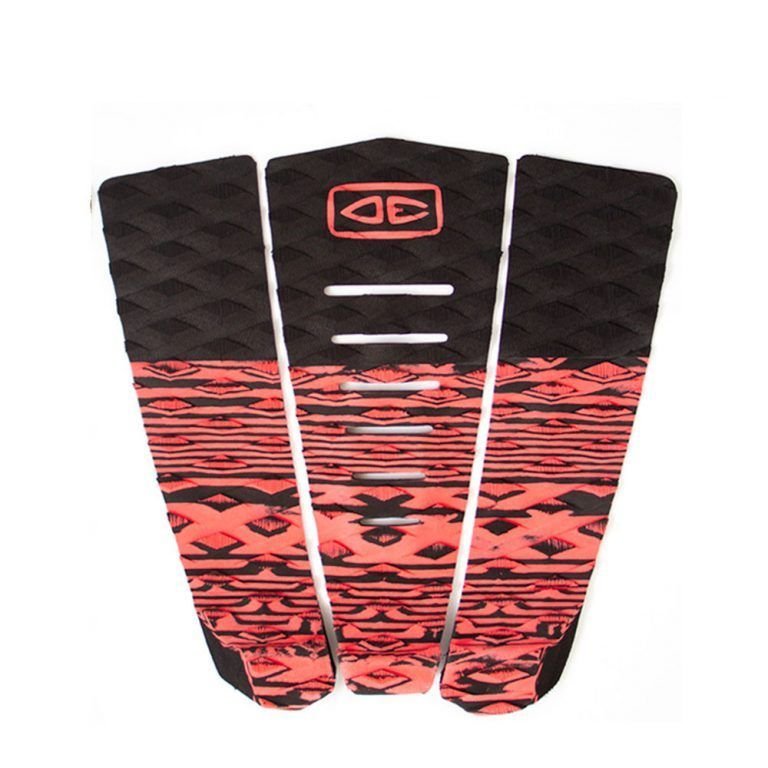 OCEAN AND EARTH BLAZED GRIP TAIL PAD - BLACK/CORAL