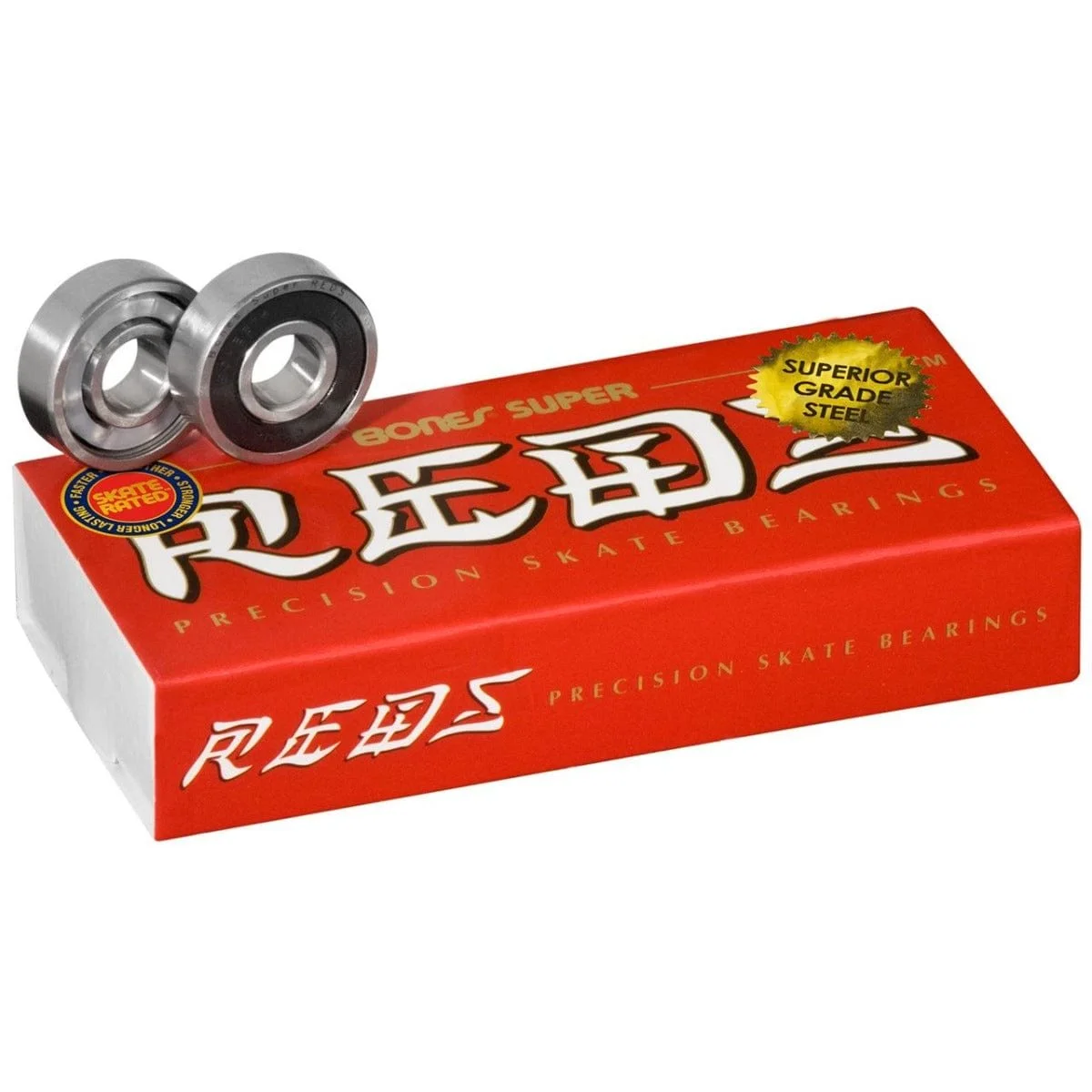 Bones Super Reds Bearings (Pack of 8)