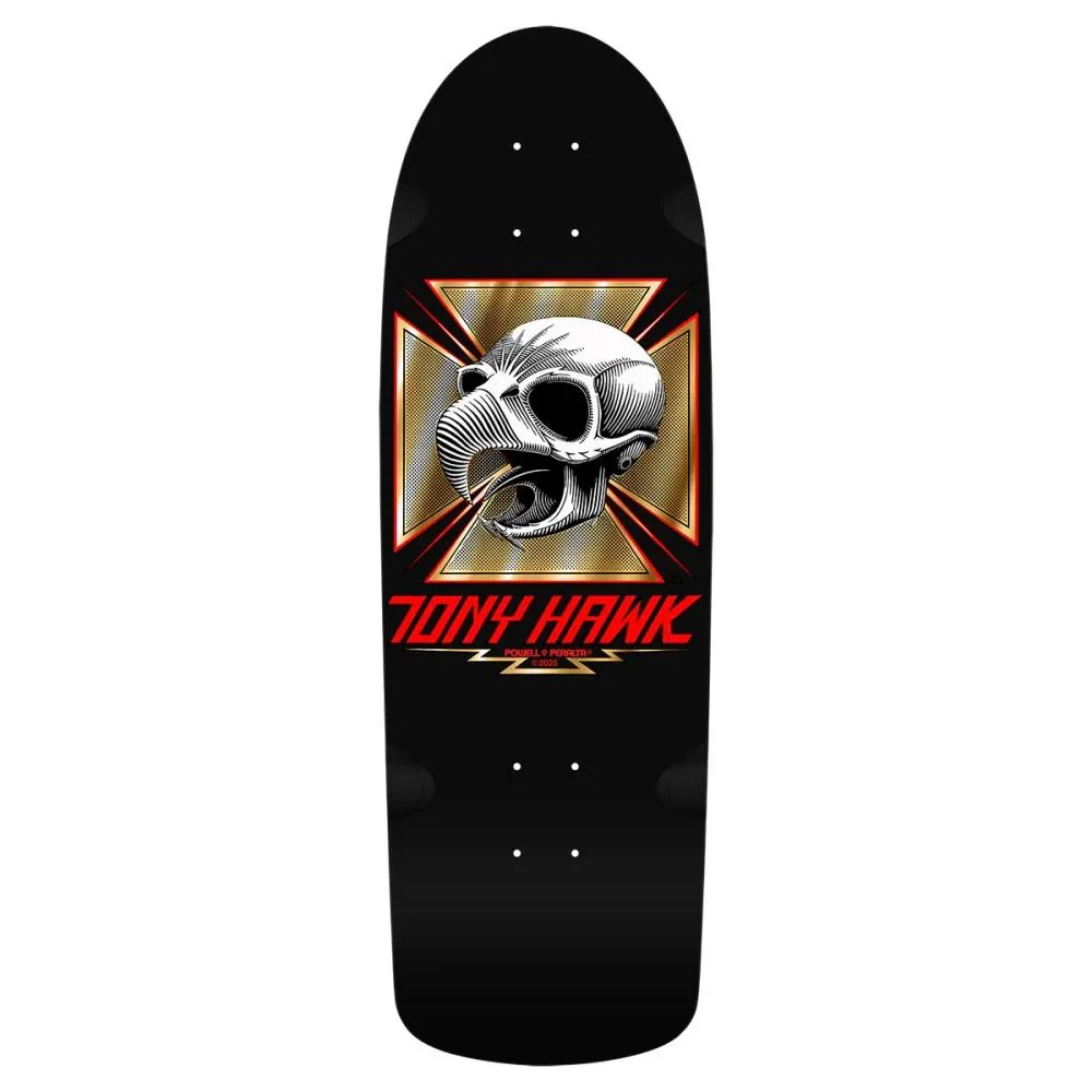 Powell Peralta Skateboard deck Bones Brigade Series 16 Tony Hawk Black 10.00"